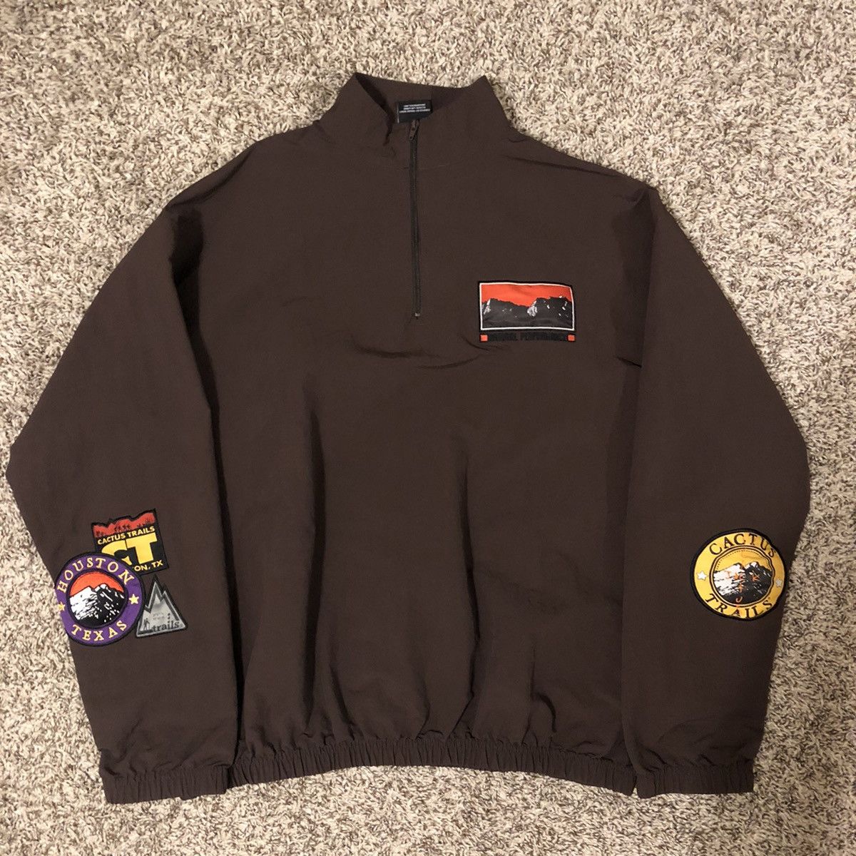 travis scott cactus trails half zip