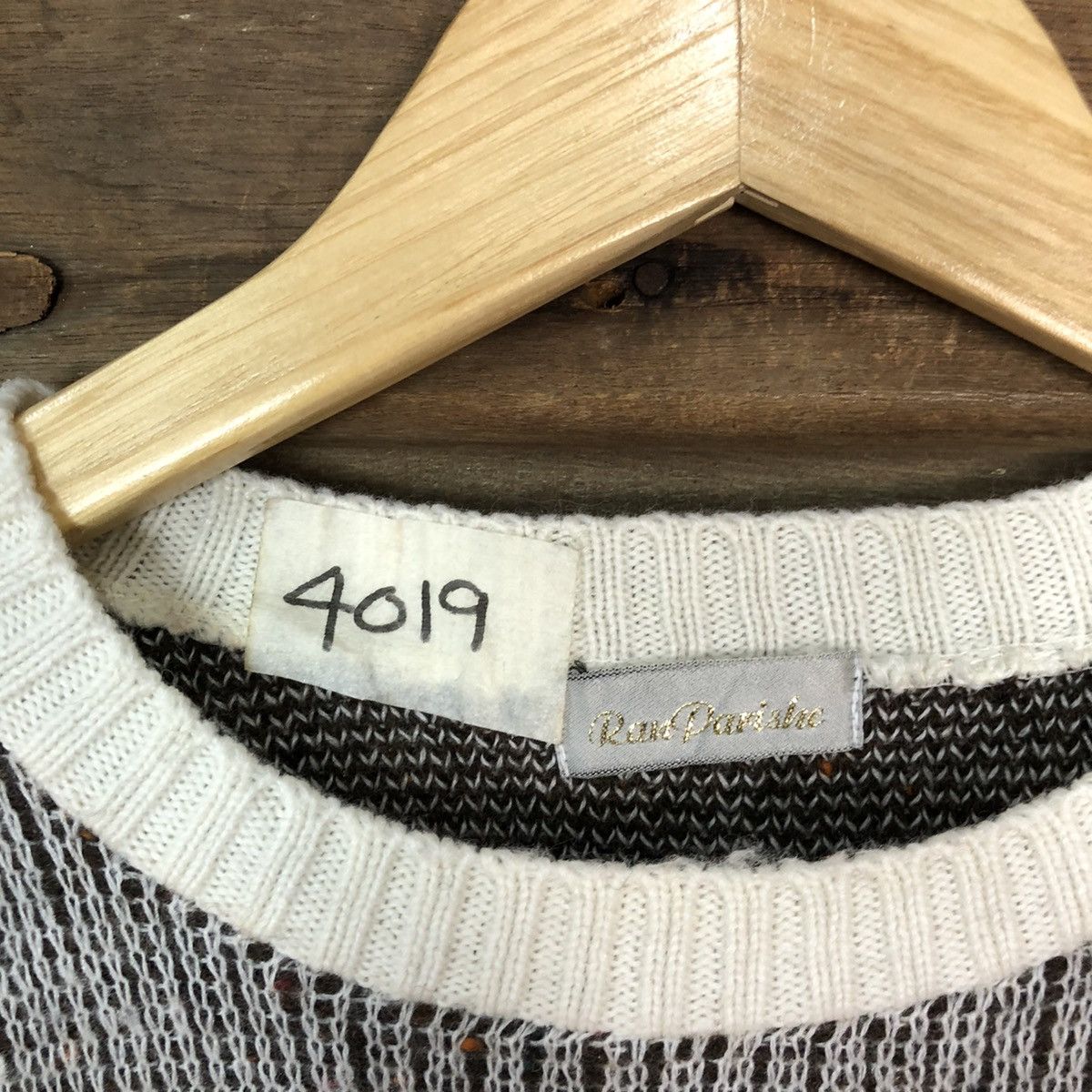 Homespun Knitwear Rauf Panshe japan cat art knitwear Brown #4019 Size L / US 10 / IT 46 - 7 Thumbnail