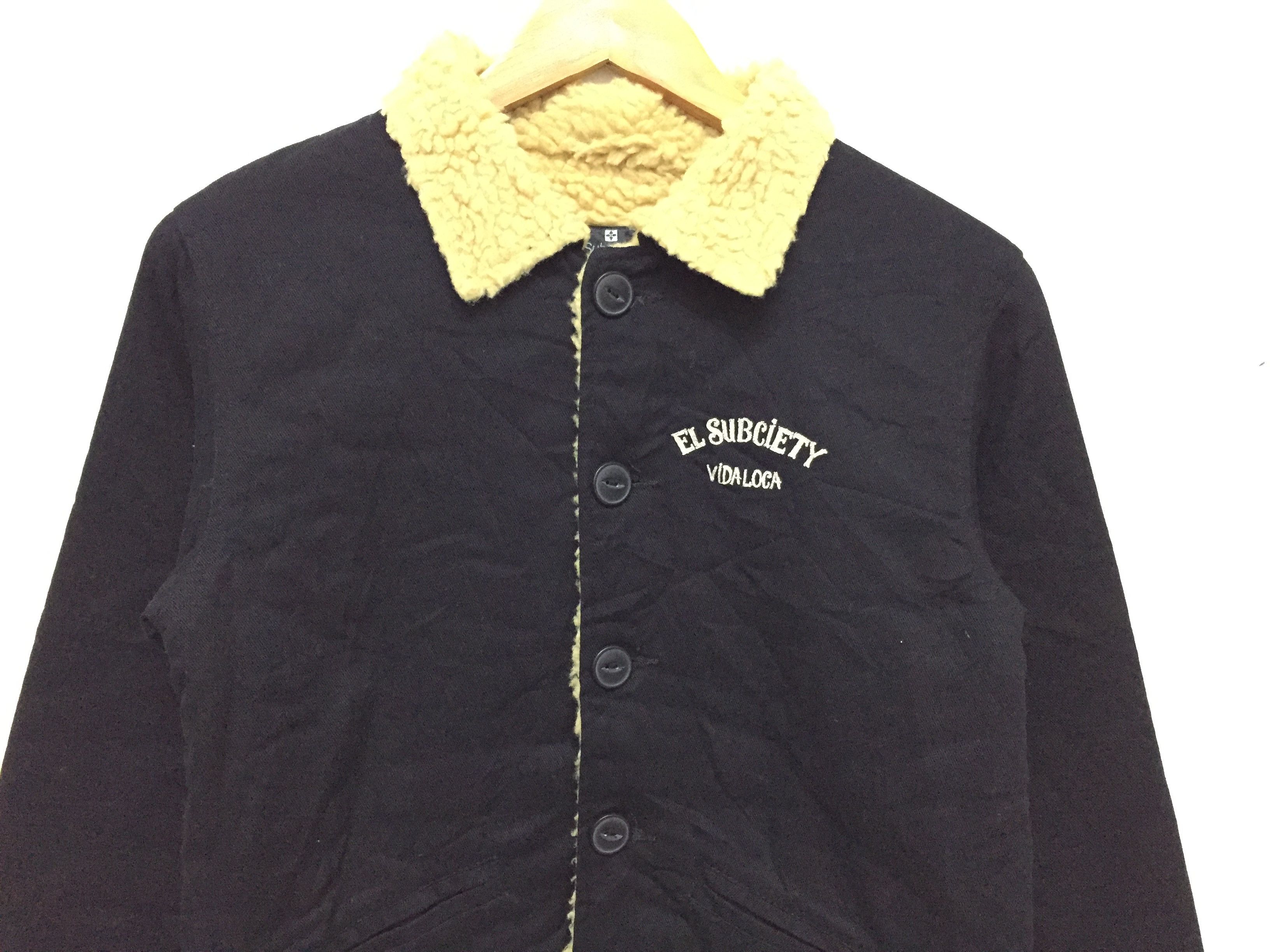 Japanese Brand Subciety Japan cat eye Sherpa lined jacket Size US S / EU 44-46 / 1 - 5 Thumbnail