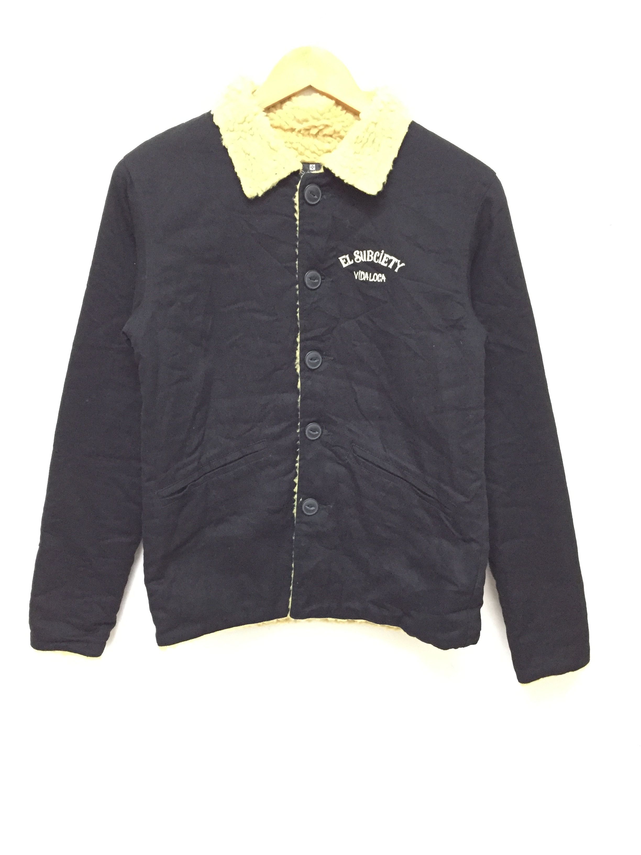 Japanese Brand Subciety Japan cat eye Sherpa lined jacket Size US S / EU 44-46 / 1 - 4 Thumbnail