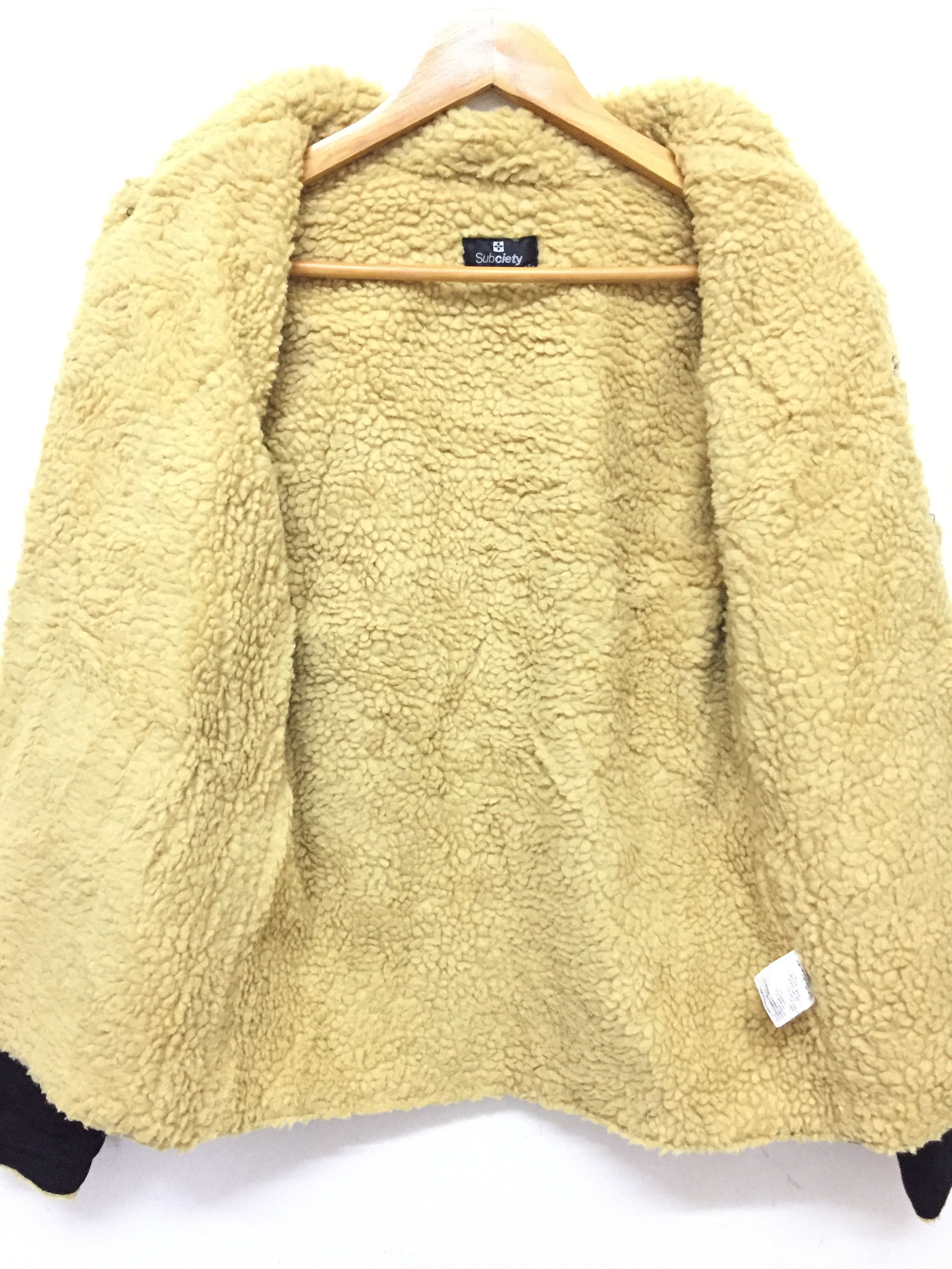 Japanese Brand Subciety Japan cat eye Sherpa lined jacket Size US S / EU 44-46 / 1 - 10 Thumbnail