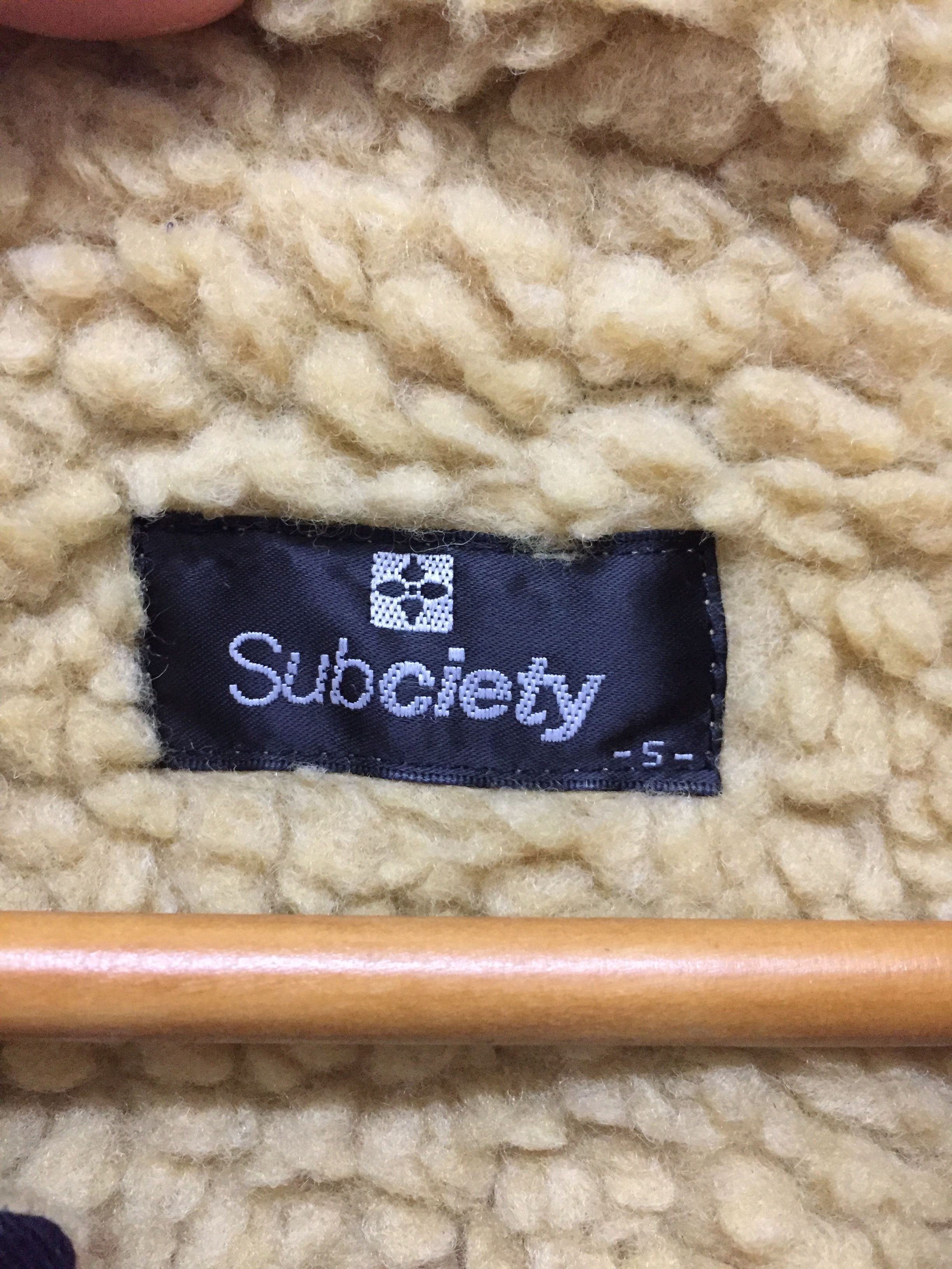 Japanese Brand Subciety Japan cat eye Sherpa lined jacket Size US S / EU 44-46 / 1 - 11 Thumbnail