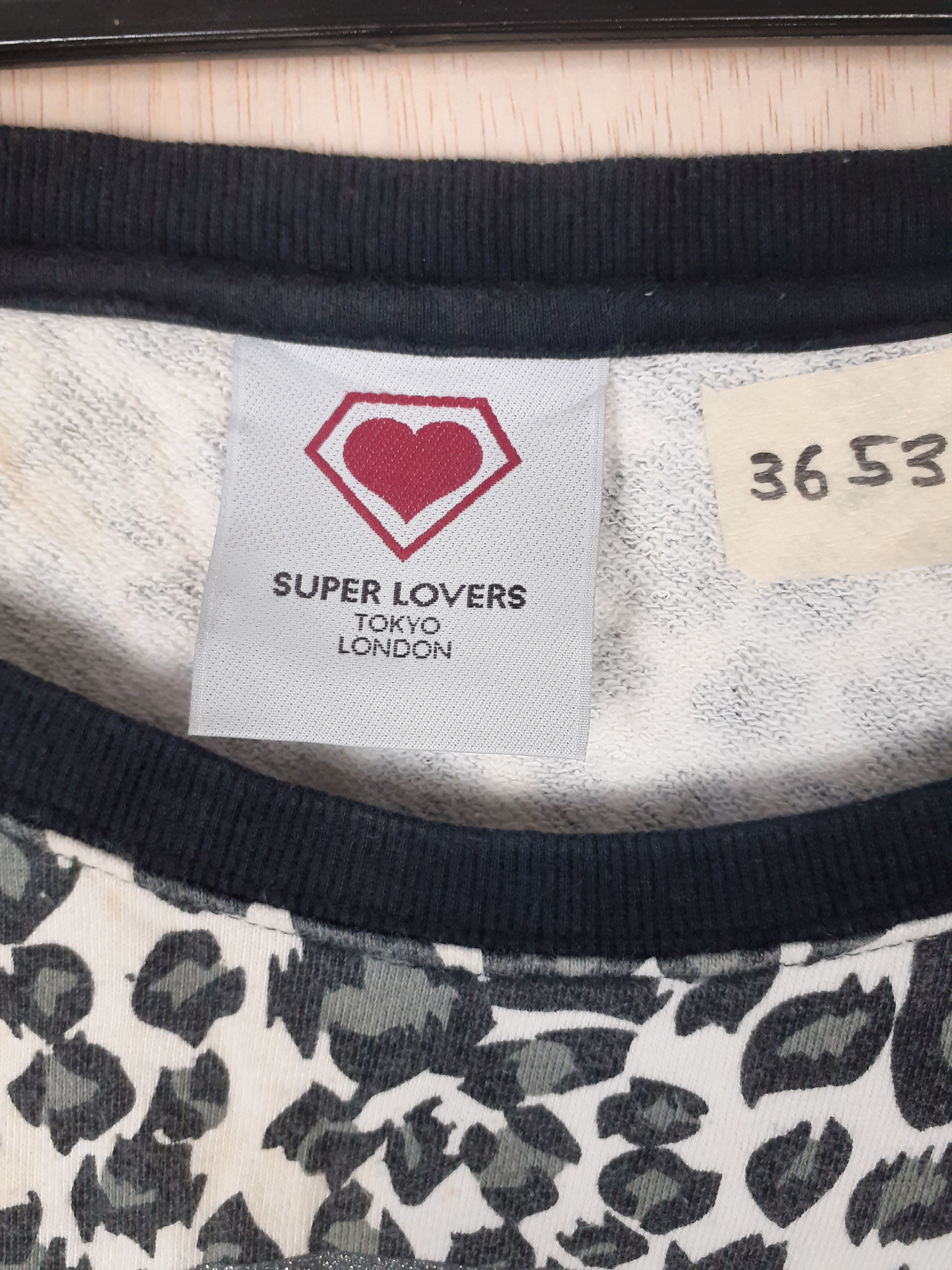 Japanese Brand Super Lovers leopard cheetah art gray shirt #3653 Size M / US 6-8 / IT 42-44 - 6 Thumbnail