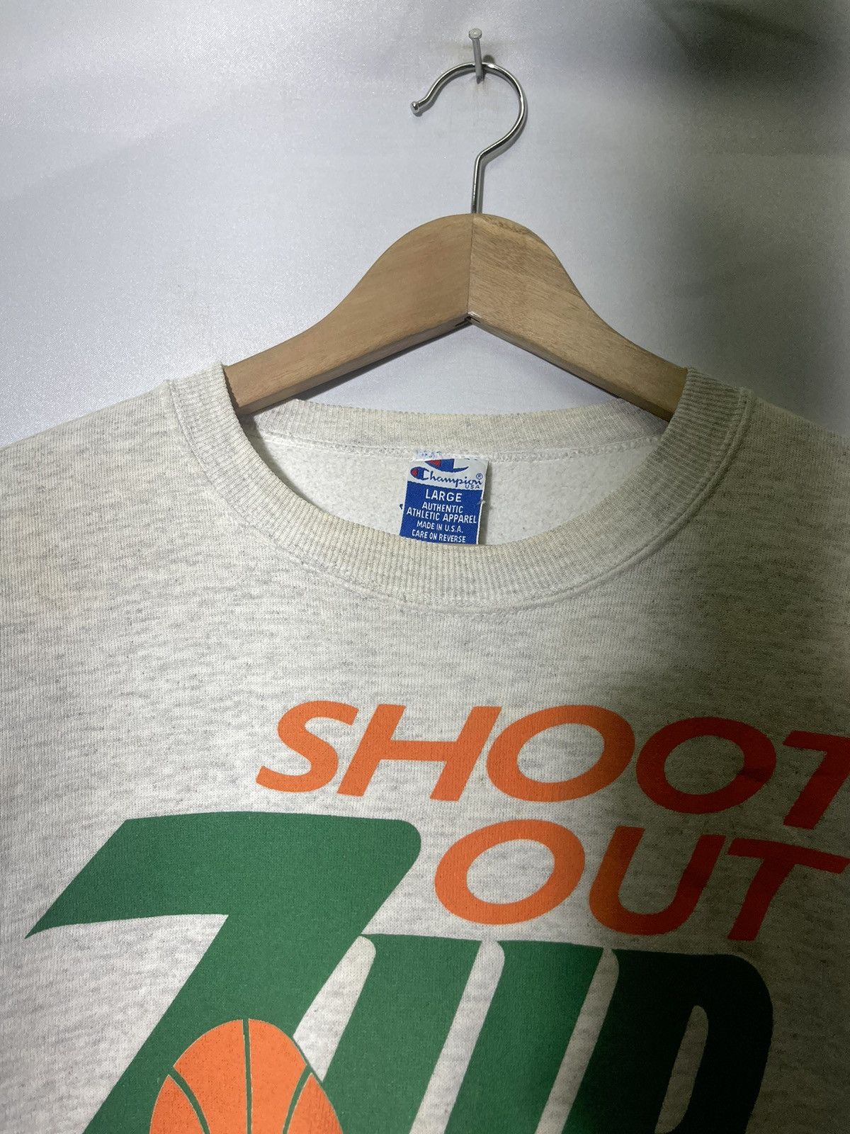 Champion VINTAGE 90’s CHAMPION 7-UP SHOOT OUT PROMO SWEATSHIRT Size US L / EU 52-54 / 3 - 4 Thumbnail