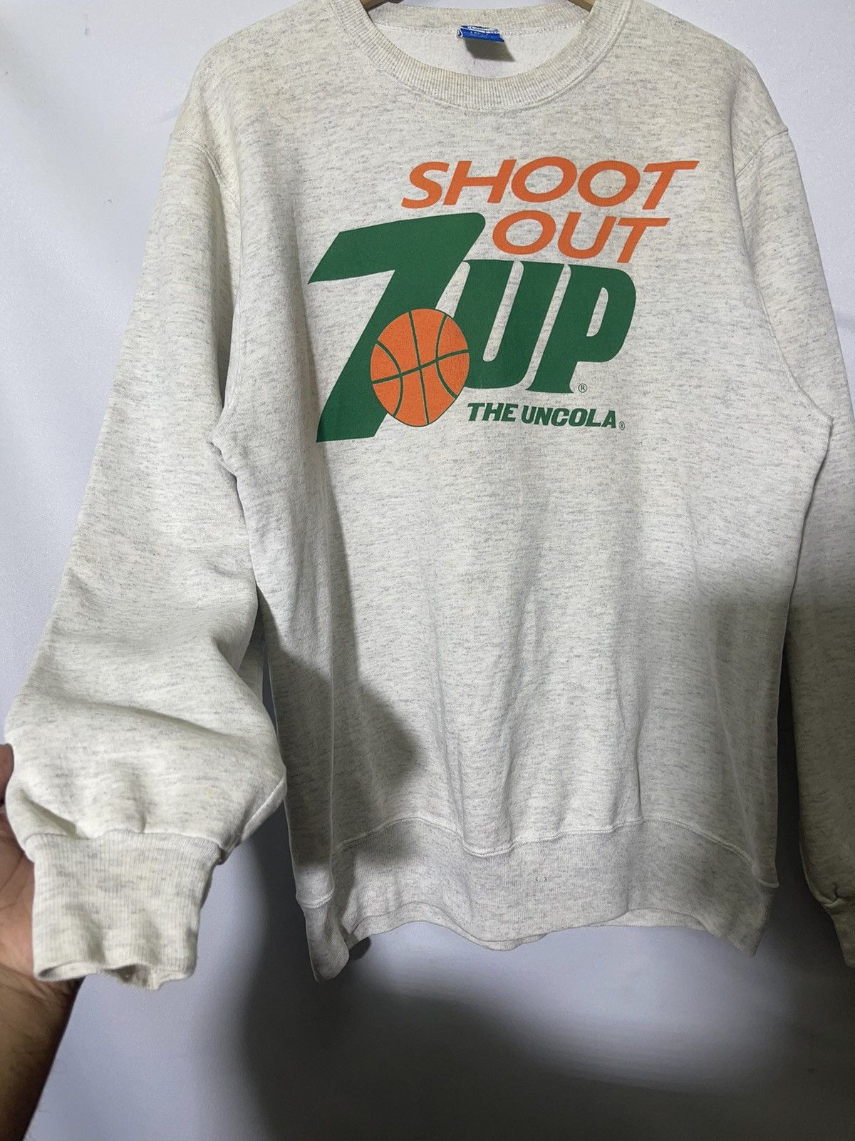 Champion VINTAGE 90’s CHAMPION 7-UP SHOOT OUT PROMO SWEATSHIRT Size US L / EU 52-54 / 3 - 5 Thumbnail