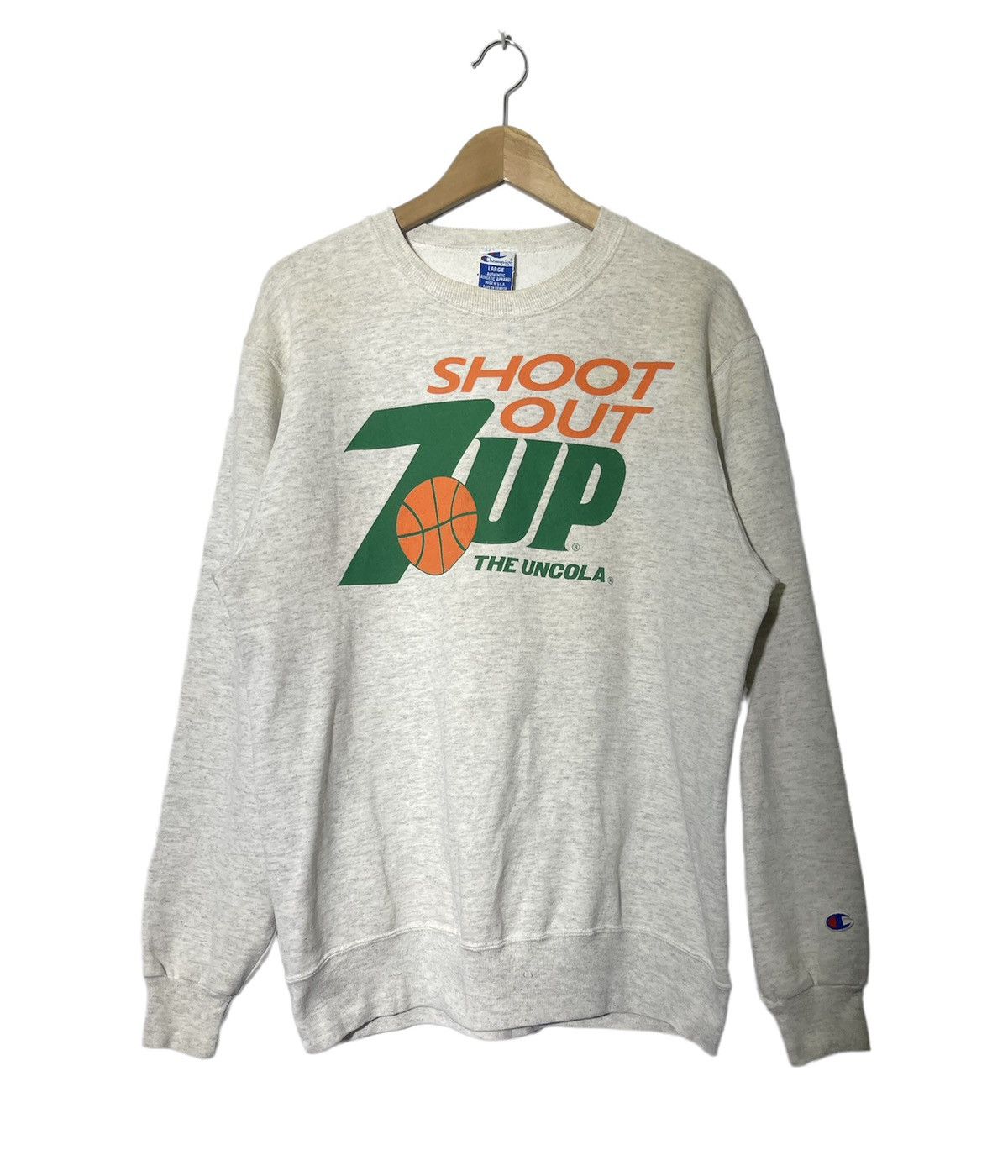 Champion VINTAGE 90’s CHAMPION 7-UP SHOOT OUT PROMO SWEATSHIRT Size US L / EU 52-54 / 3 - 1 Thumbnail