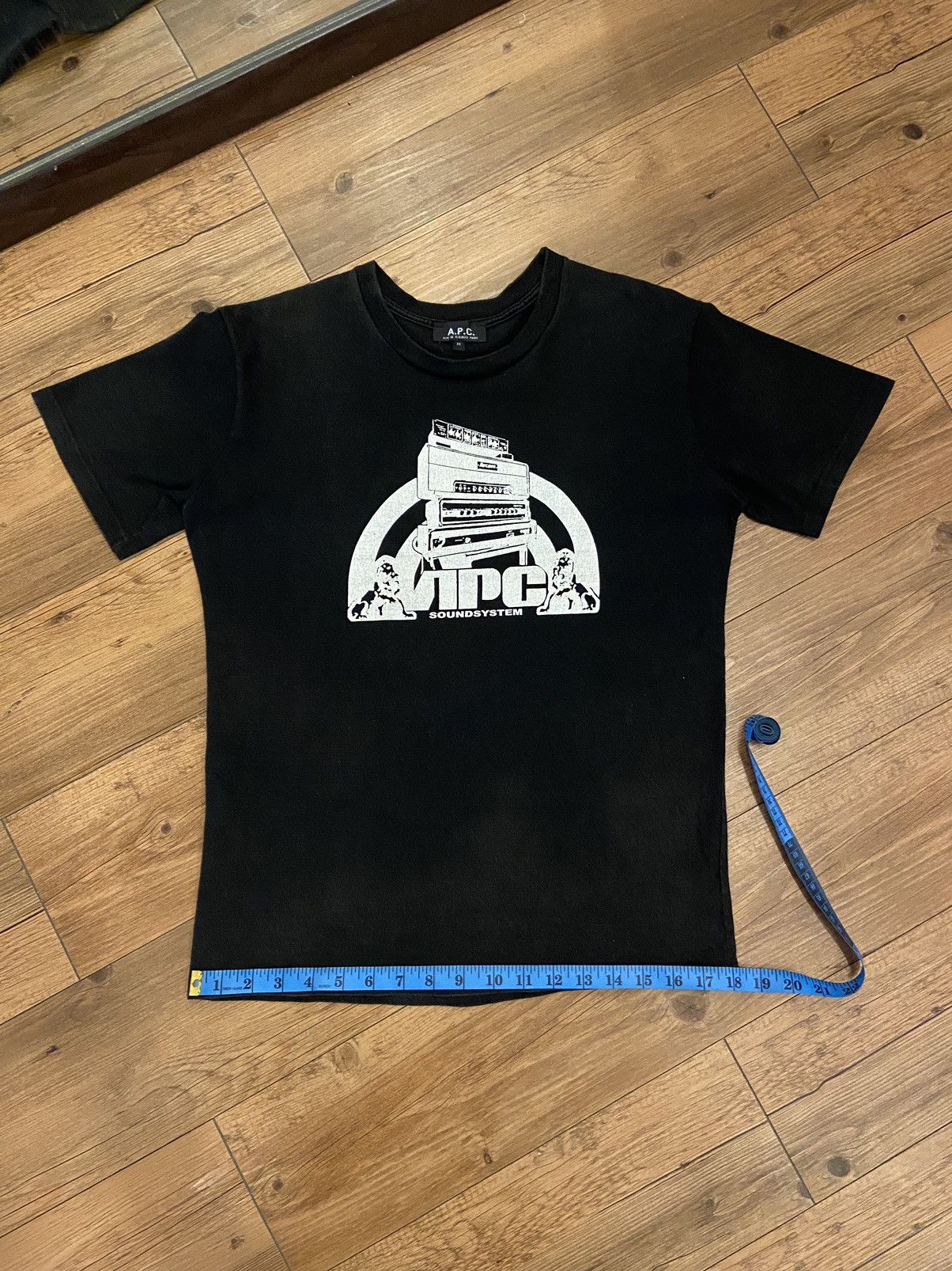 A.P.C. × Designer A.P.C. Soundsystem Logo Tshirt Size M / US 6-8 / IT 42-44 - 10 Thumbnail