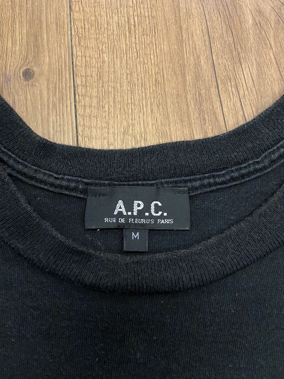 A.P.C. × Designer A.P.C. Soundsystem Logo Tshirt Size M / US 6-8 / IT 42-44 - 5 Thumbnail