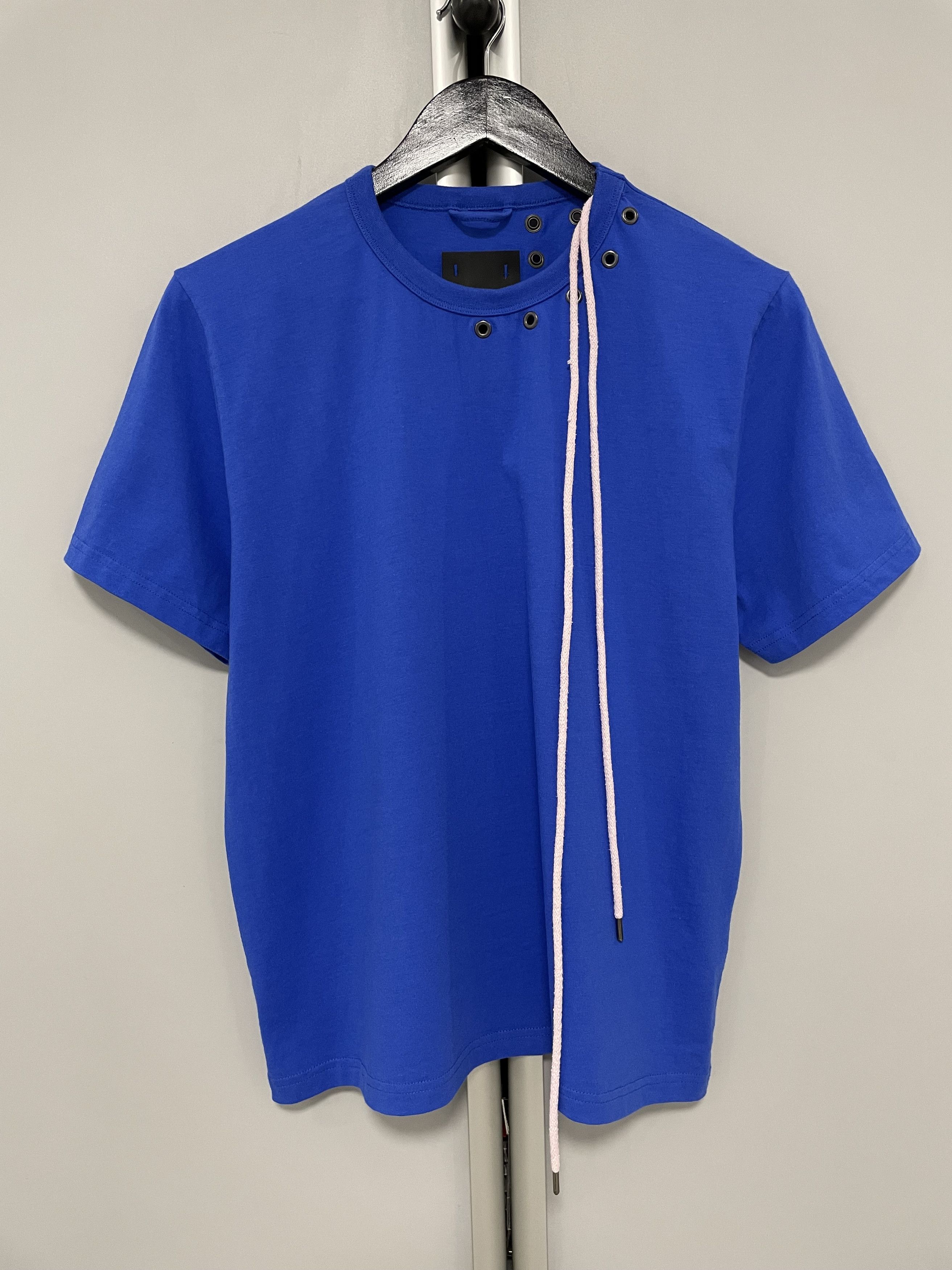 Craig Green SET 2 Pieces CRAIG GREEN Laced Neck T-Shirt Tee Navy Blue Size US M / EU 48-50 / 2 - 19 Thumbnail