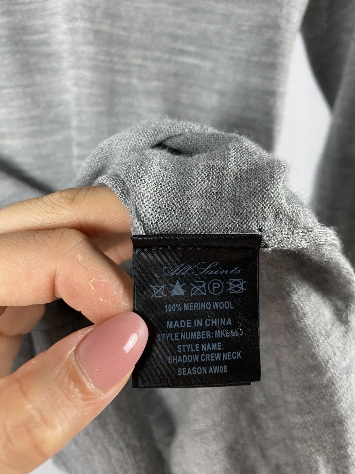 Allsaints Allsaints sweaters streetwear gray size M Size US M / EU 48-50 / 2 - 4 Thumbnail