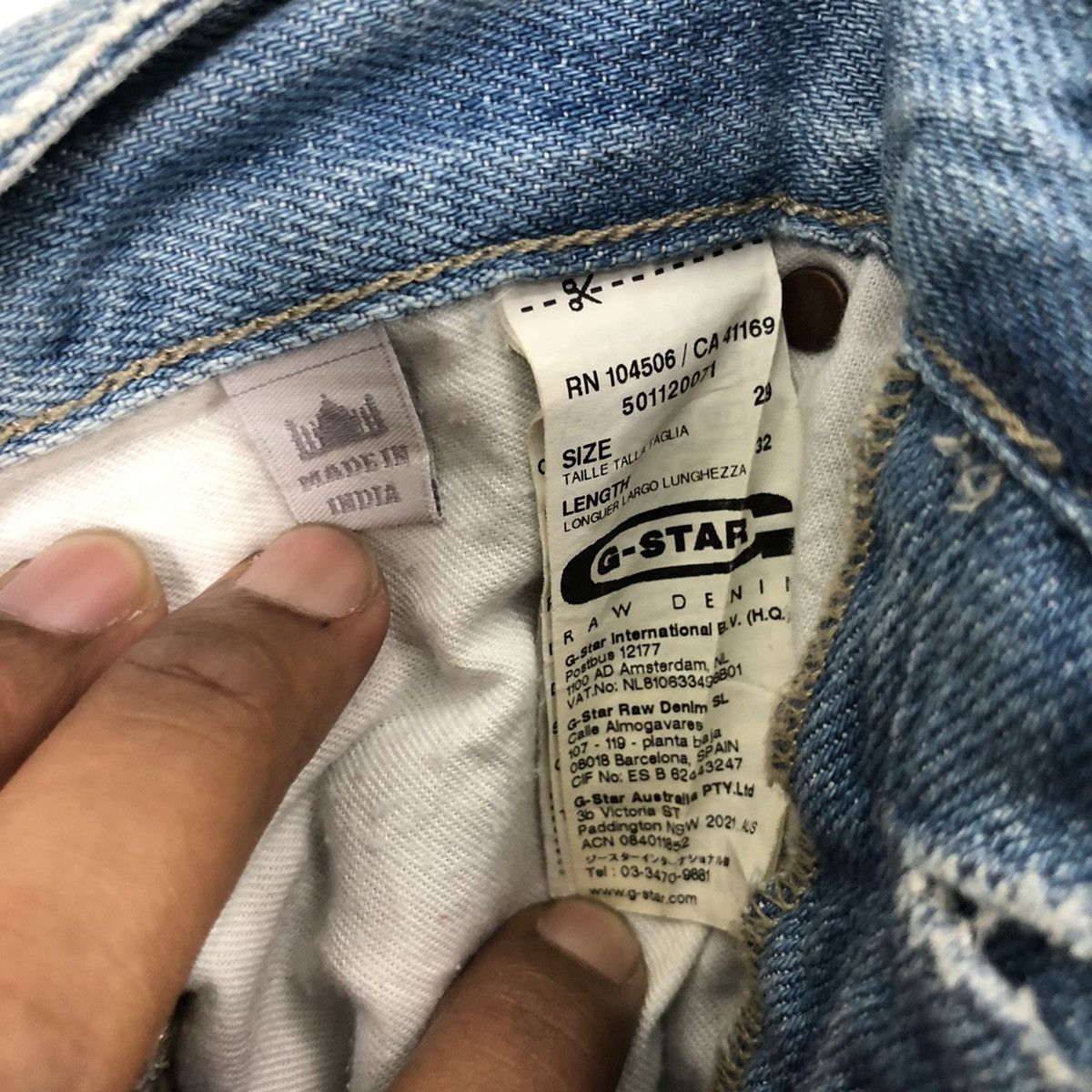 G-Star g-star raw denim Size US 31 - 6 Thumbnail