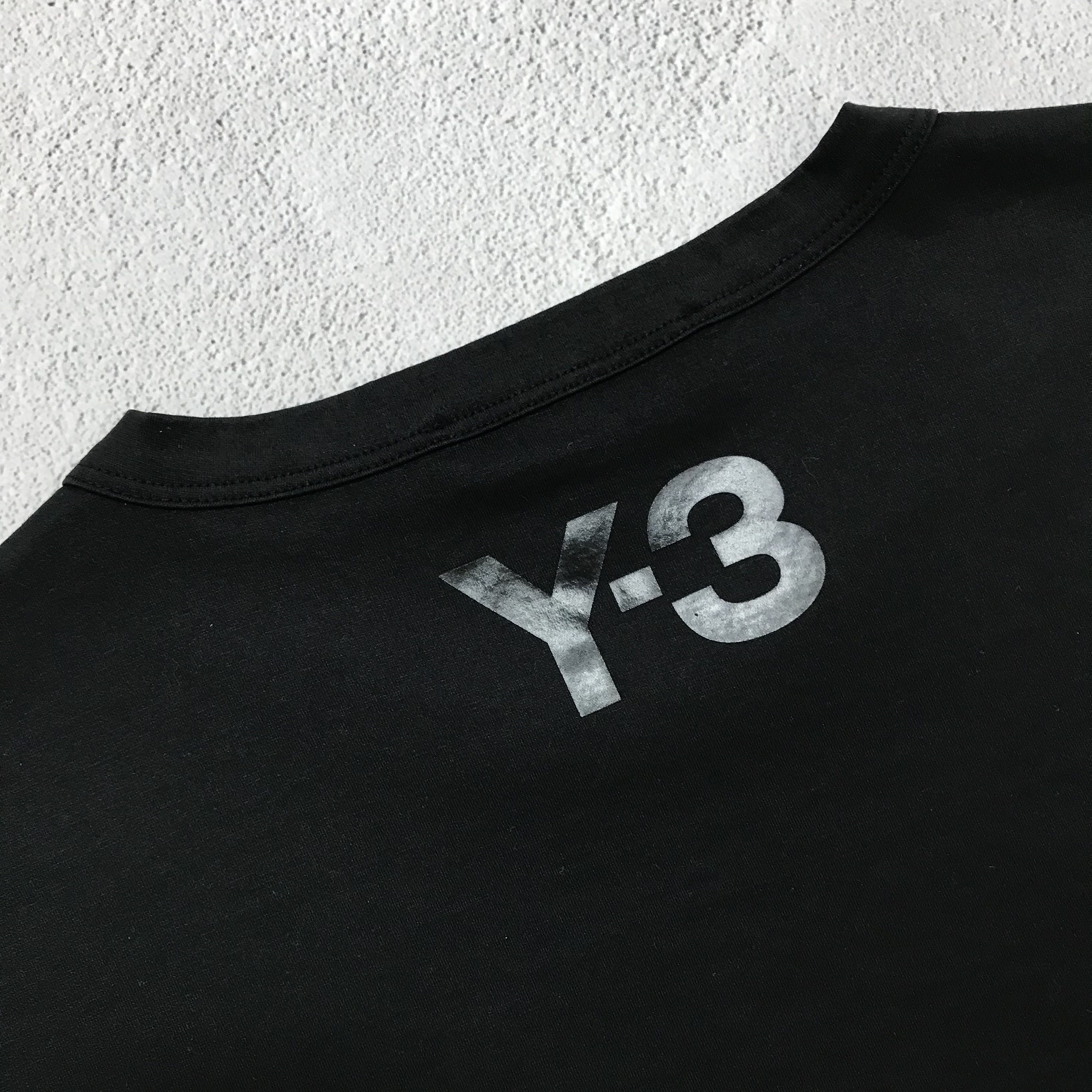 Yohji Yamamoto Y-3 YOHJI YAMAMOTO Adidas T-Shirt Tee Logo Grail Archive Size US L / EU 52-54 / 3 - 4 Thumbnail