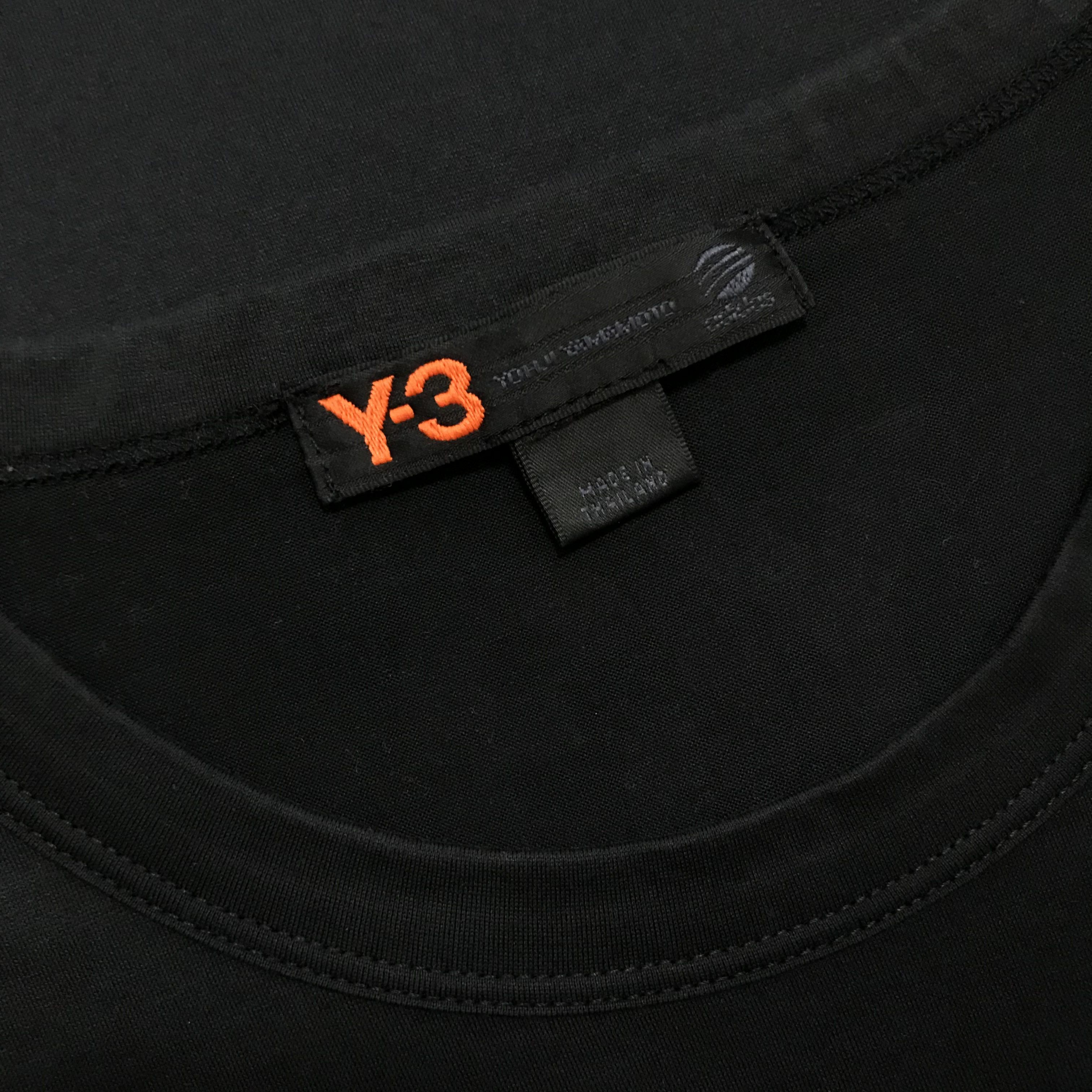 Yohji Yamamoto Y-3 YOHJI YAMAMOTO Adidas T-Shirt Tee Logo Grail Archive Size US L / EU 52-54 / 3 - 6 Thumbnail