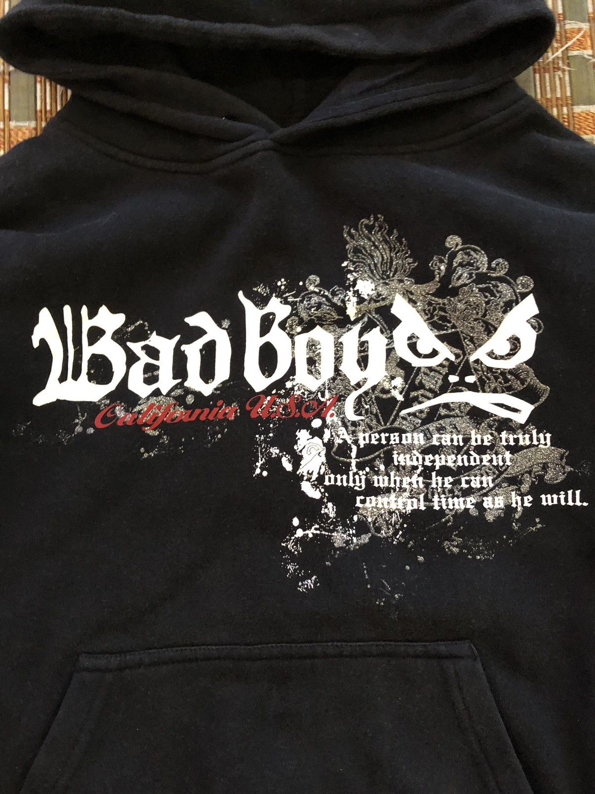 Other BAD BOY SAN DIEGO CALIFORNIA BIG PRINT HOODIE Size US M / EU 48-50 / 2 - 3 Thumbnail