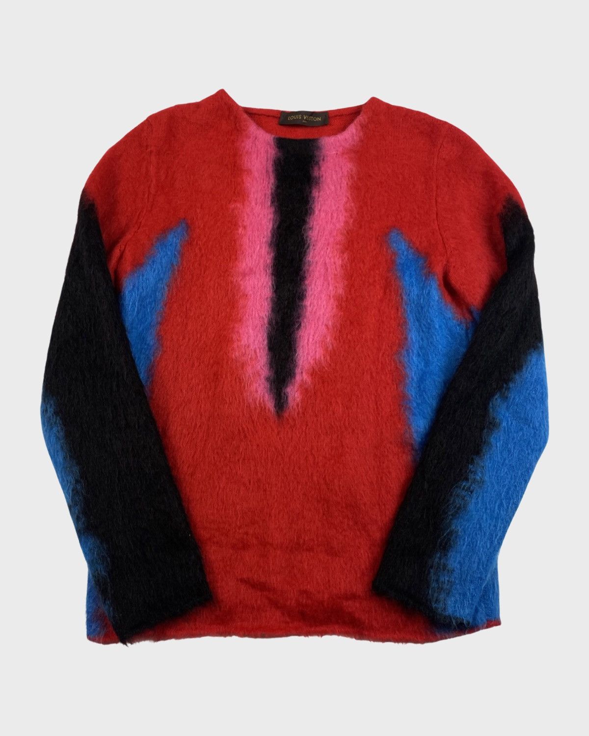 SS17 Impala mohair sweater in red black pink blue