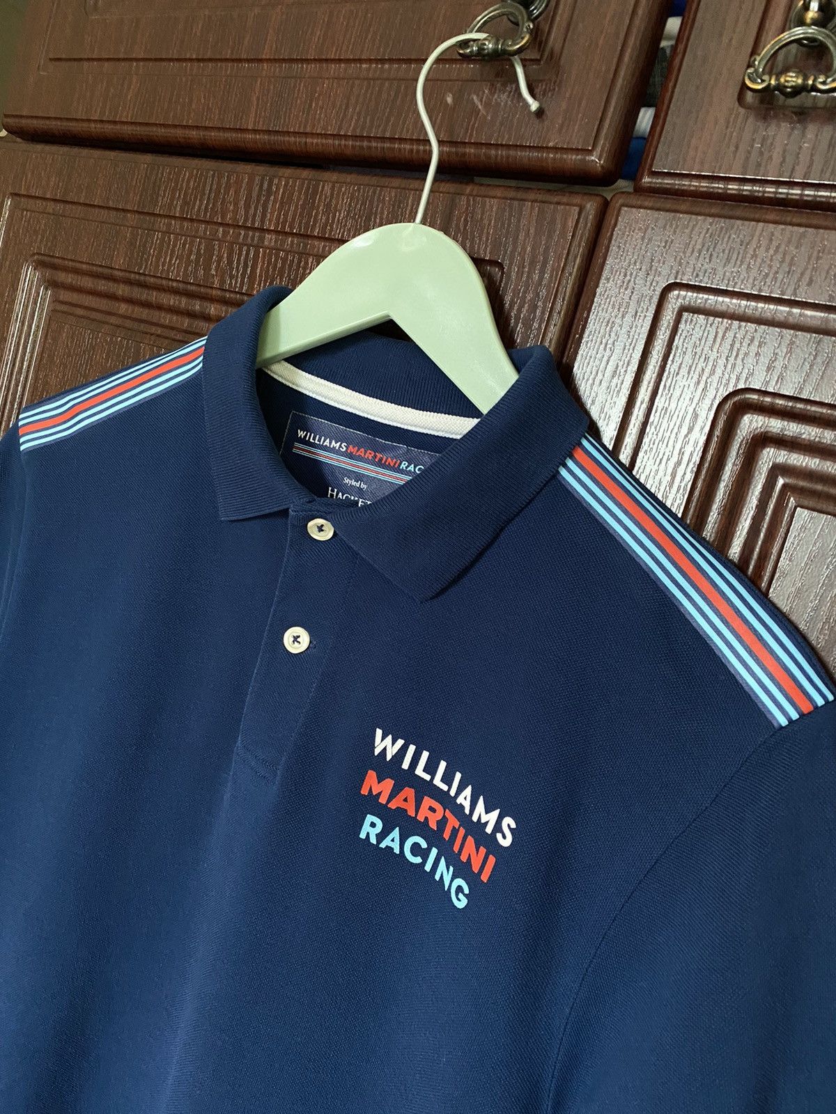 Mercedes-Benz Vintage Williams Martini Racing Mercedes Polo T Shirt BMW Size US M / EU 48-50 / 2 - 3 Thumbnail