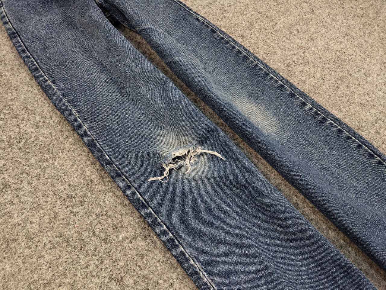 Levi's Vintage 90s Levis 416 Orange Tab Distressed Denim Jeans Size US 32 / EU 48 - 9 Thumbnail
