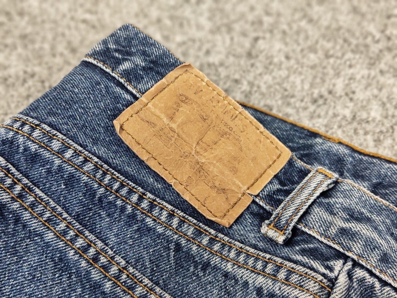 Levi's Vintage 90s Levis 416 Orange Tab Distressed Denim Jeans Size US 32 / EU 48 - 18 Thumbnail