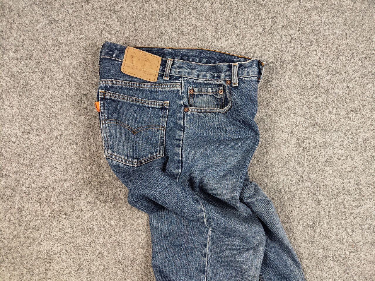 Levi's Vintage 90s Levis 416 Orange Tab Distressed Denim Jeans Size US 32 / EU 48 - 17 Thumbnail