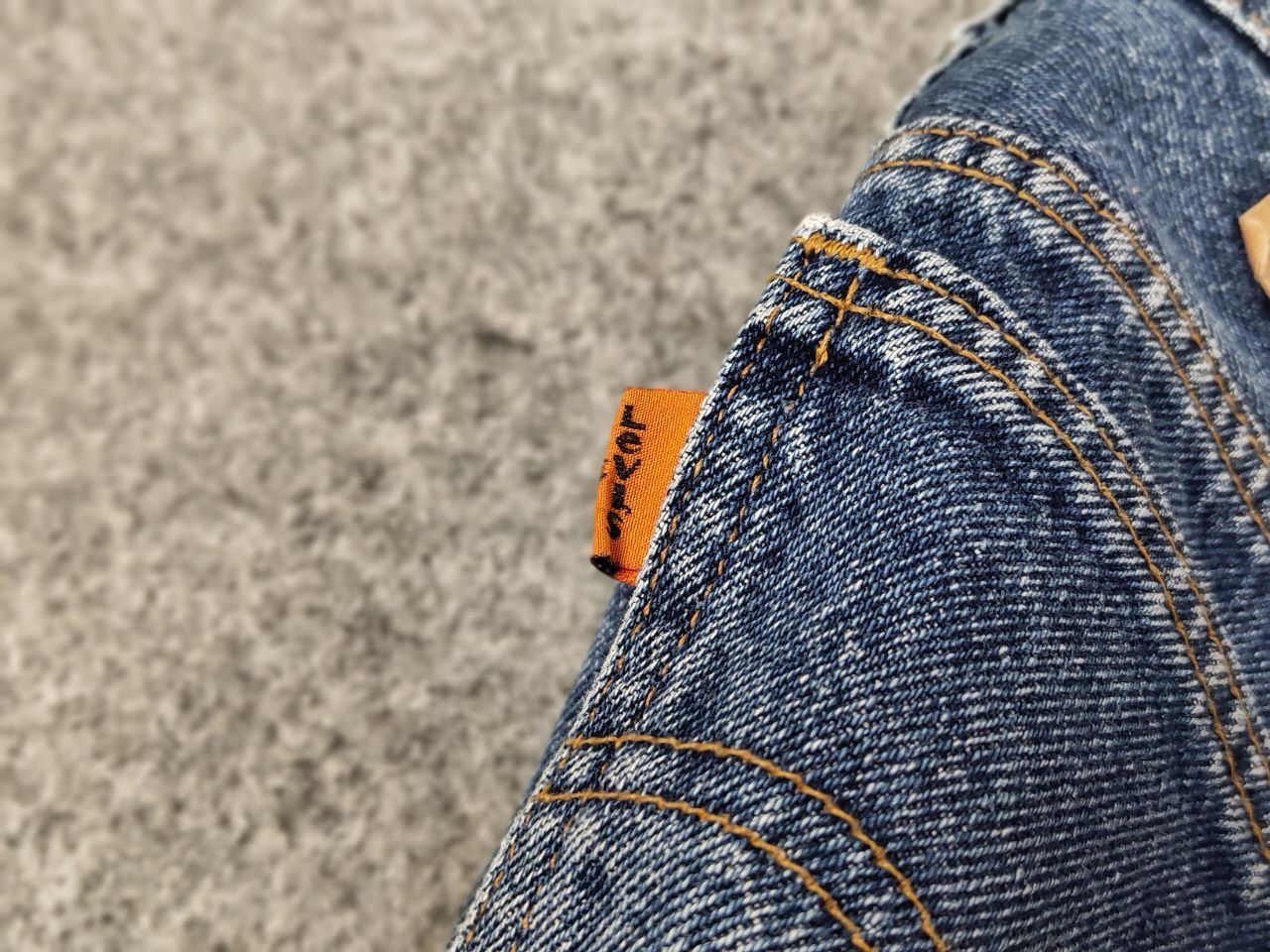 Levi's Vintage 90s Levis 416 Orange Tab Distressed Denim Jeans Size US 32 / EU 48 - 19 Thumbnail