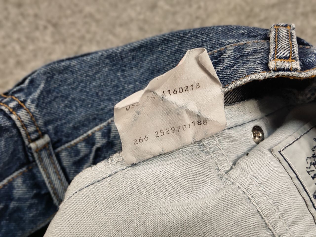 Levi's Vintage 90s Levis 416 Orange Tab Distressed Denim Jeans Size US 32 / EU 48 - 22 Thumbnail