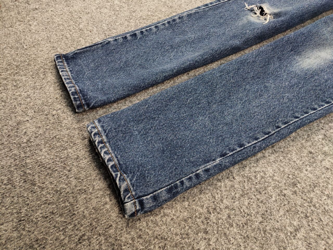 Levi's Vintage 90s Levis 416 Orange Tab Distressed Denim Jeans Size US 32 / EU 48 - 5 Thumbnail