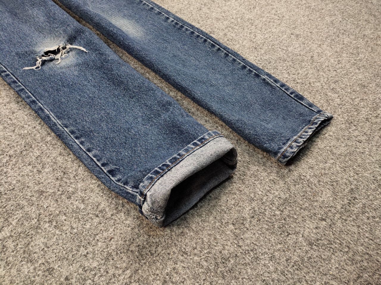 Levi's Vintage 90s Levis 416 Orange Tab Distressed Denim Jeans Size US 32 / EU 48 - 10 Thumbnail