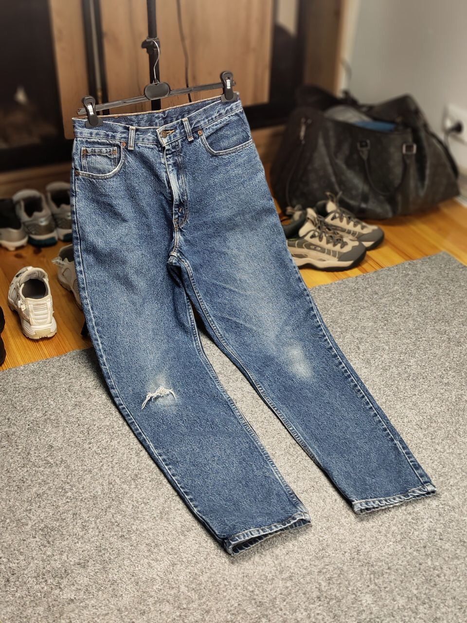 Levi's Vintage 90s Levis 416 Orange Tab Distressed Denim Jeans Size US 32 / EU 48 - 23 Thumbnail