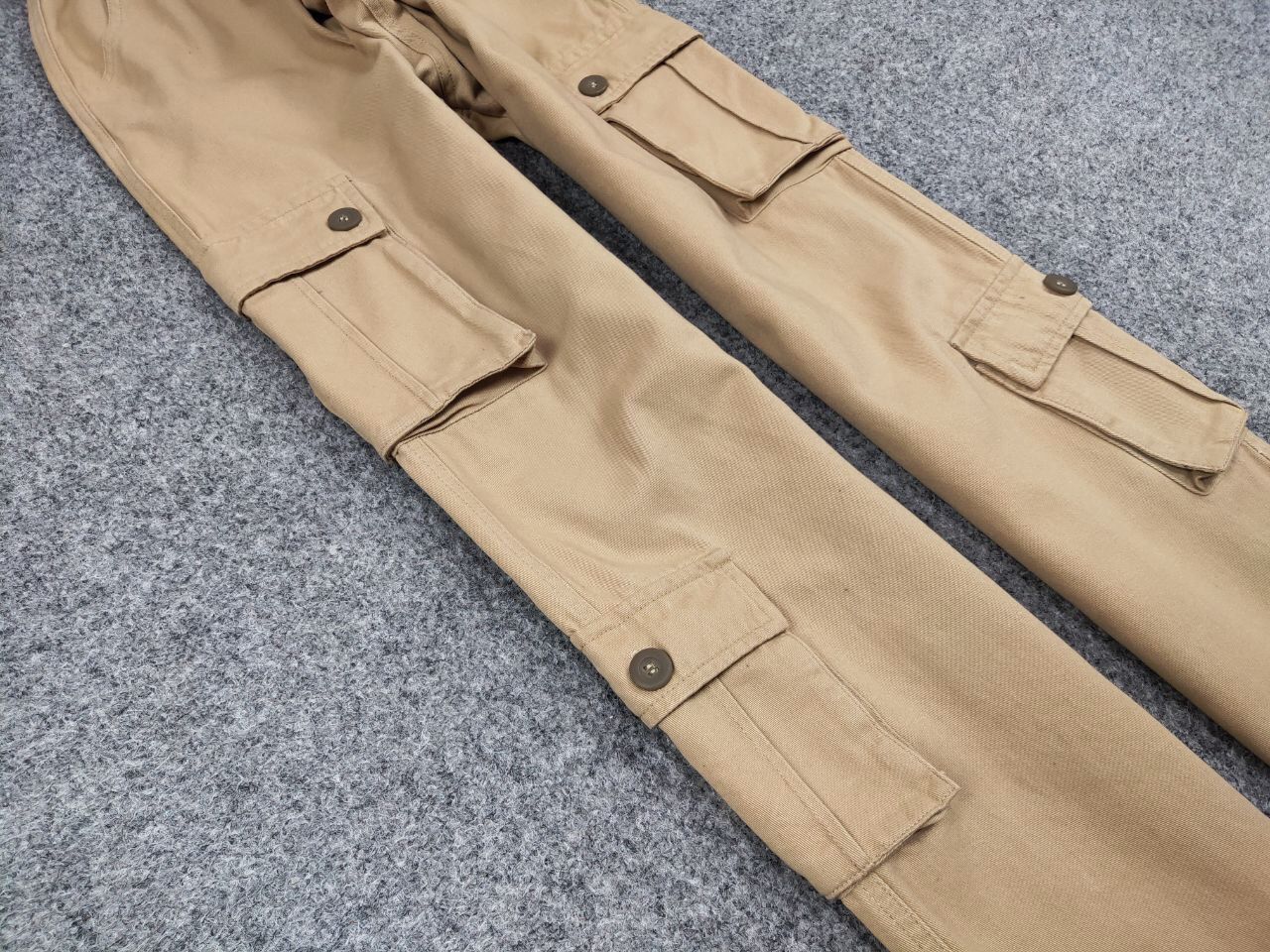 Japanese Brand Vintage Japan Multi Pocket Cargo Beige Pants Travis Scott Size US 36 / EU 52 - 9 Thumbnail