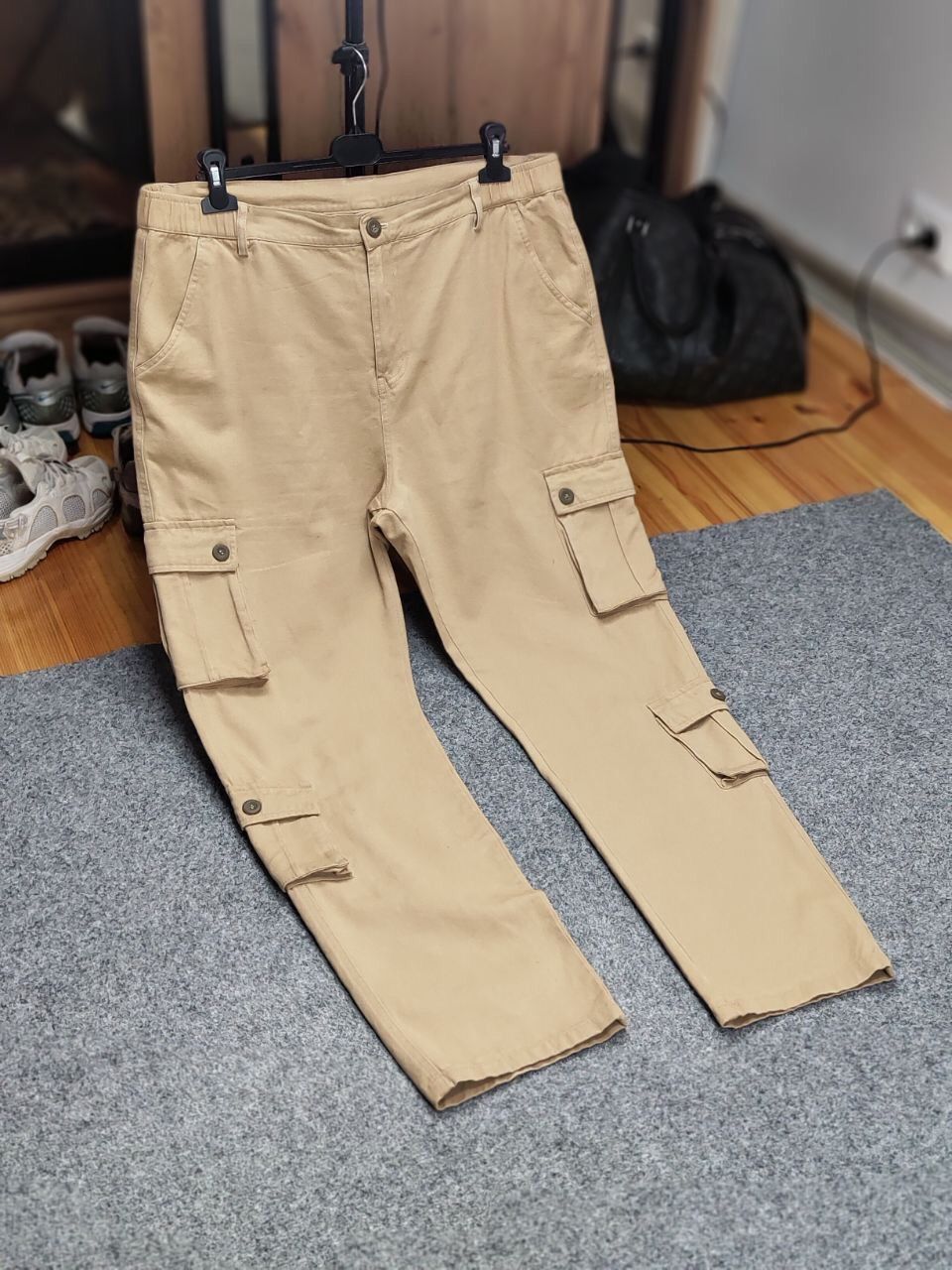 Japanese Brand Vintage Japan Multi Pocket Cargo Beige Pants Travis Scott Size US 36 / EU 52 - 19 Thumbnail