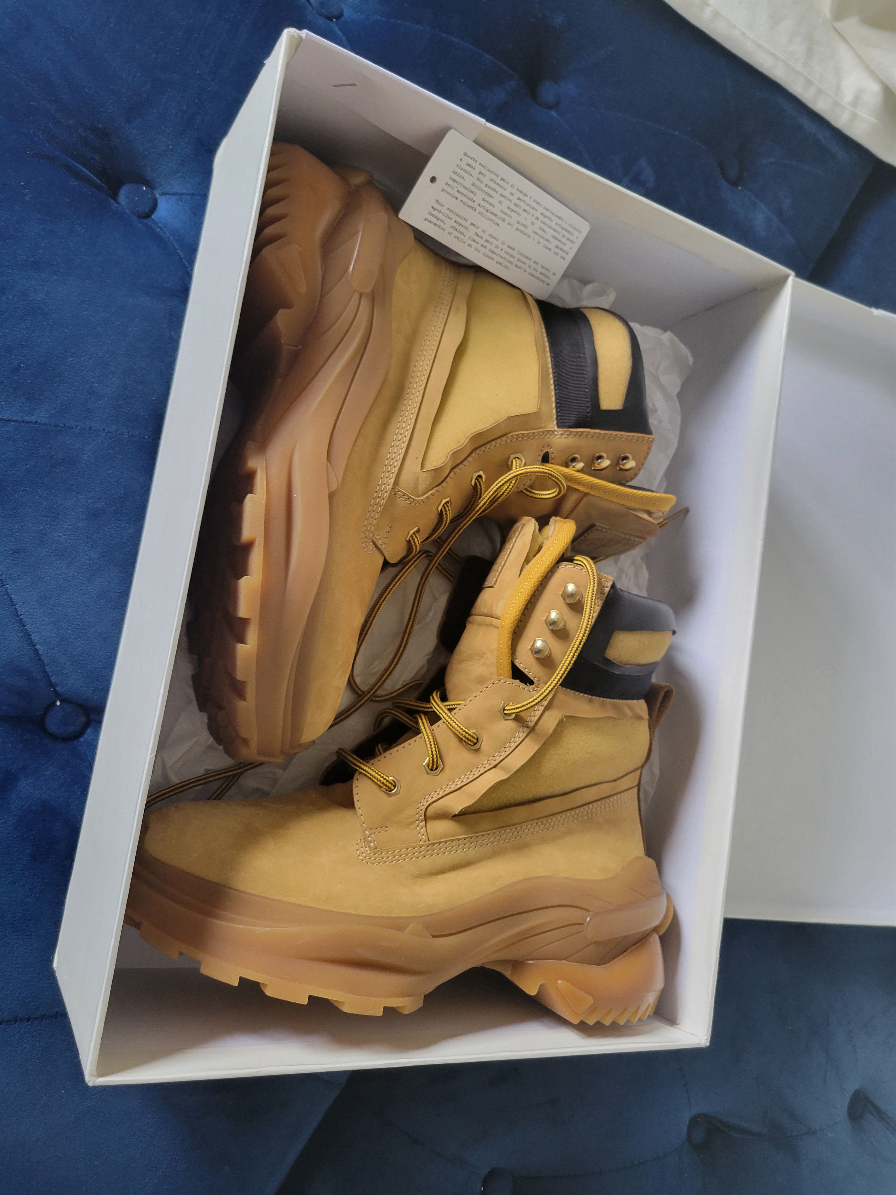 Maison Margiela BNWT Chunky Suede Work Boots Size US 10 / EU 43 - 6 Thumbnail