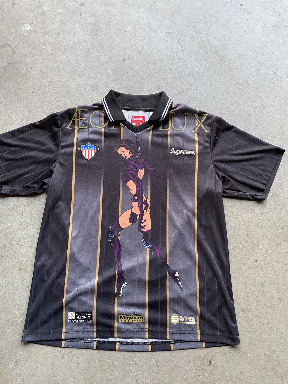 Supreme Aeon Flux Soccer Jersey (SS22) - $110