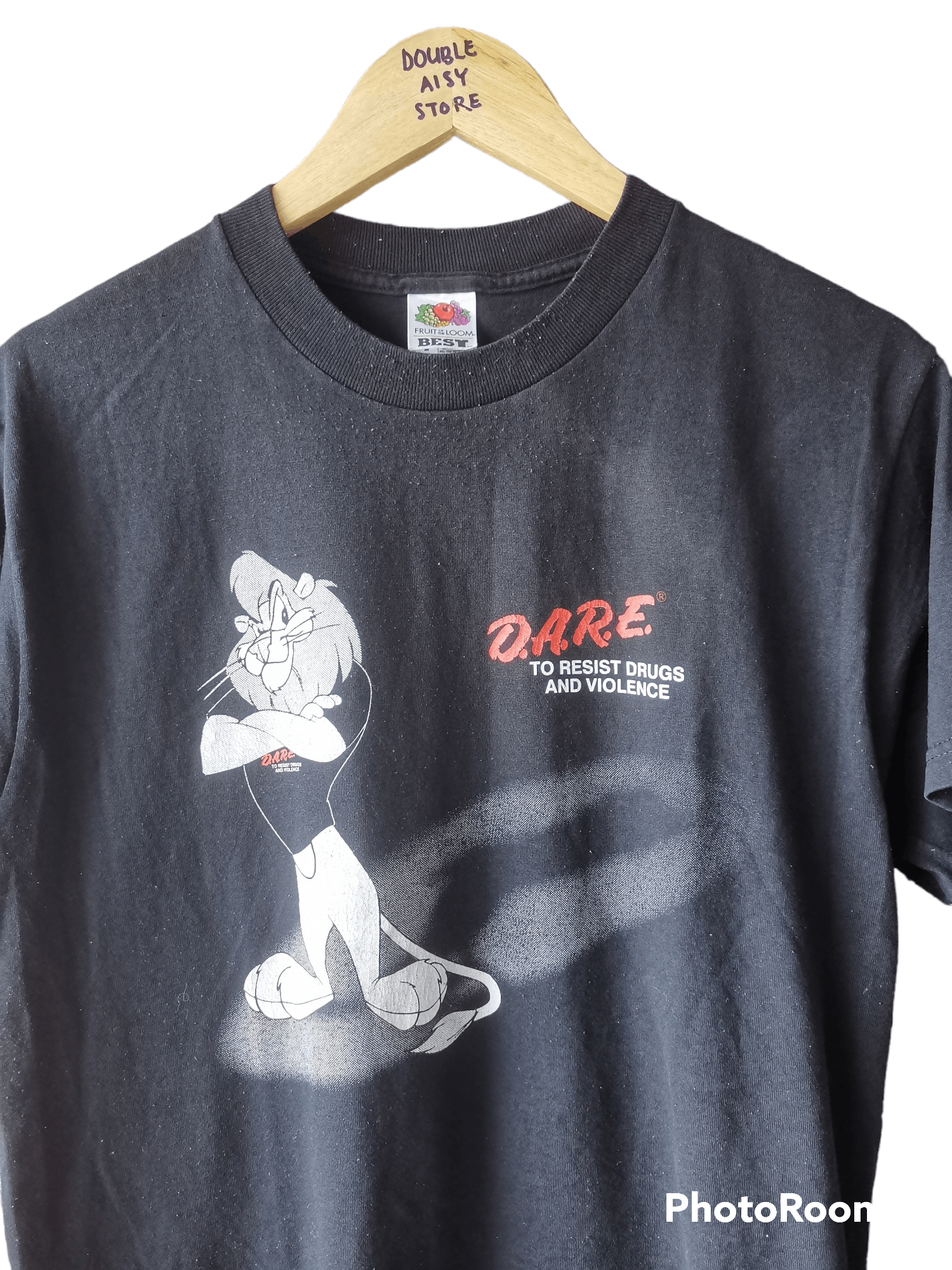 D.A.R.E × Vintage 🔥Vintage 90's Dare To Resist Drugs And Violence Tee Size US M / EU 48-50 / 2 - 2 Thumbnail