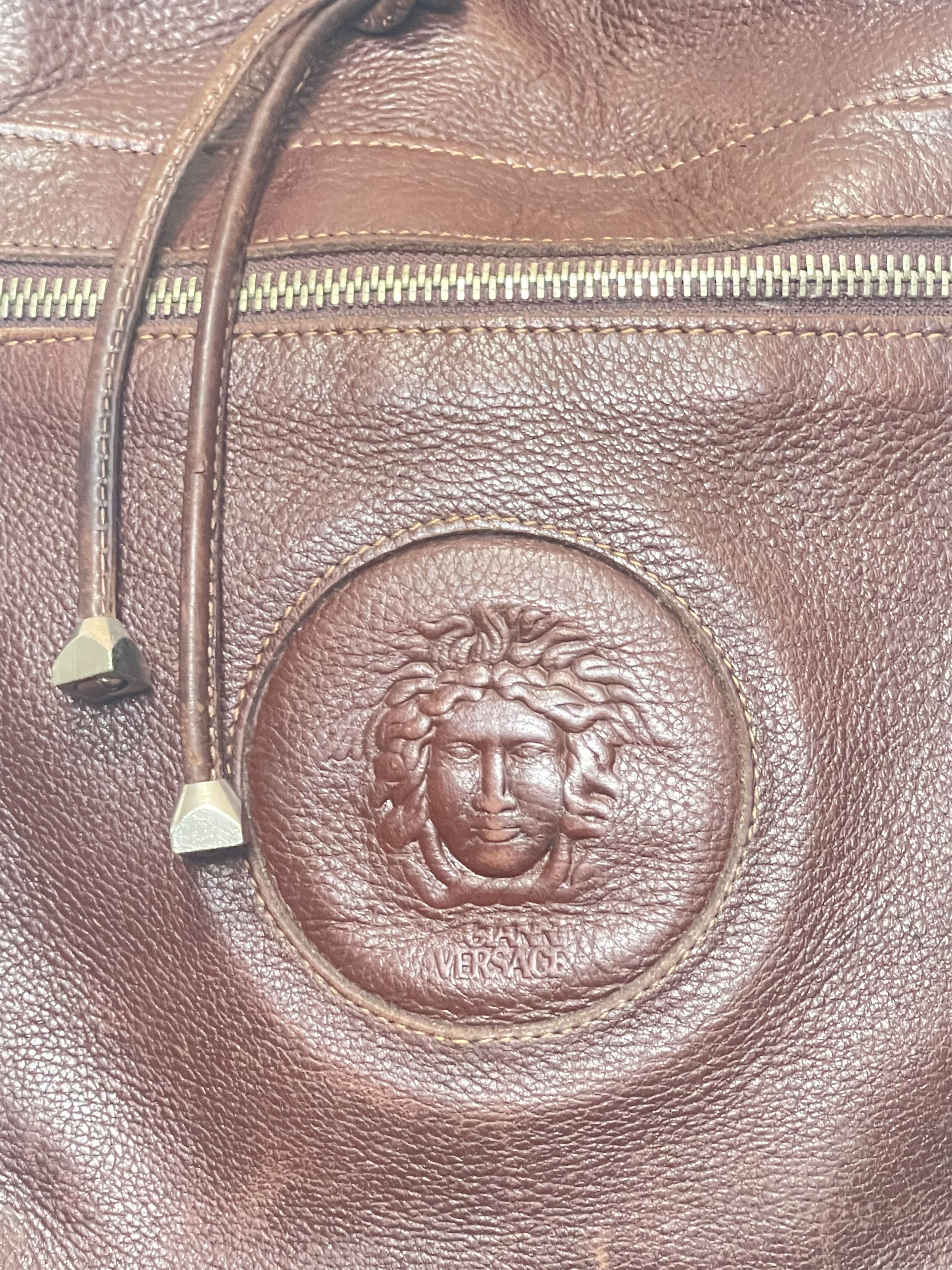 Versace 🔥 Gianni versace vintage leather Bucket bag Size ONE SIZE - 2 Thumbnail