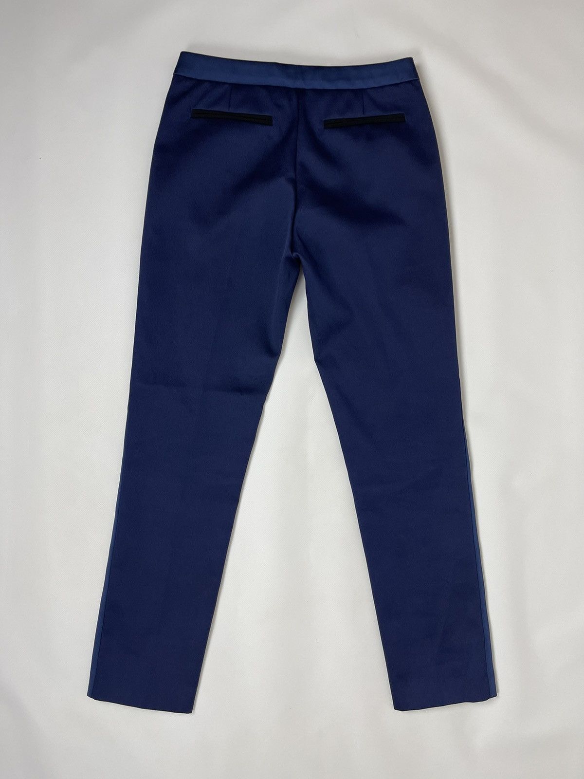 Sandro Sandro Paris polyester shimmer striped classic pants Size 26" / US 2 / IT 38 - 9 Thumbnail