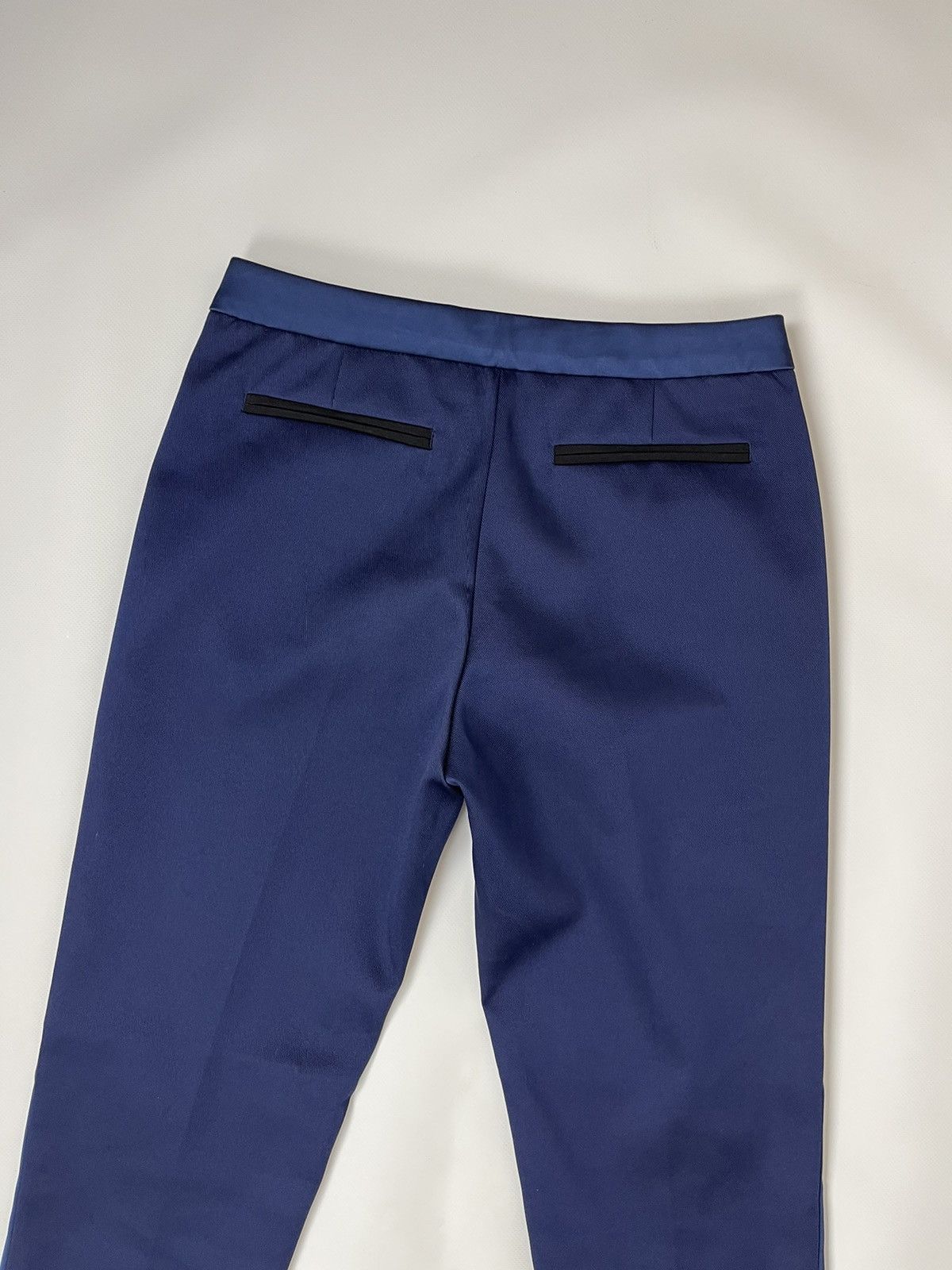 Sandro Sandro Paris polyester shimmer striped classic pants Size 26" / US 2 / IT 38 - 11 Thumbnail
