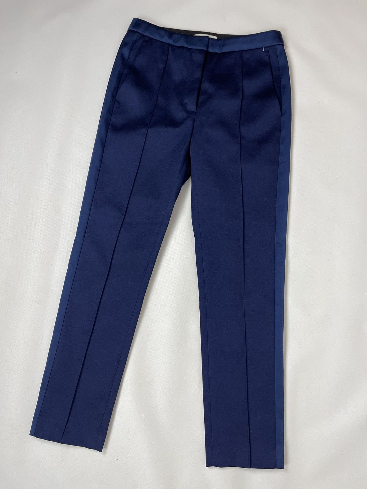 Sandro Sandro Paris polyester shimmer striped classic pants Size 26" / US 2 / IT 38 - 1 Thumbnail