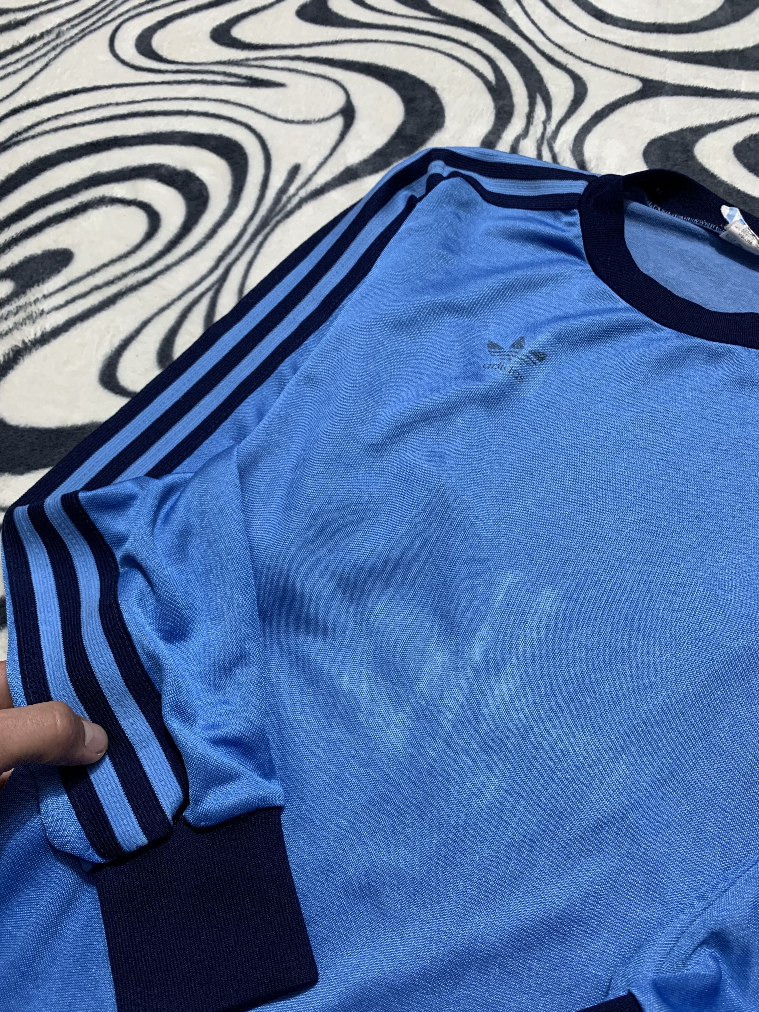 Adidas × Vintage Adidas Vintage Long Sleeve Soccer Jersey Size US S / EU 44-46 / 1 - 5 Thumbnail