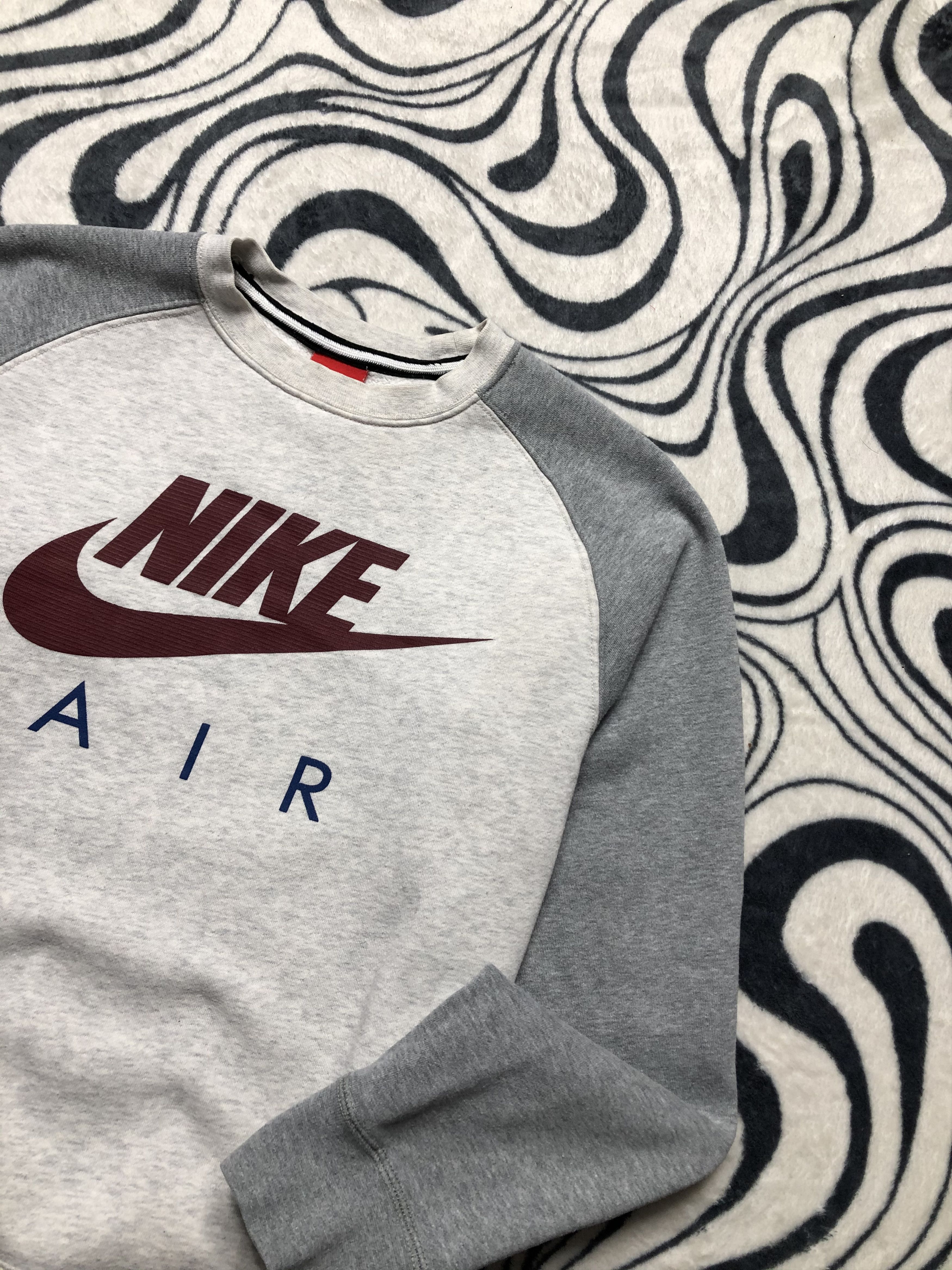 Nike Nike Vintage Mens Sweatshirt Drill Y2K Swoosh Size US S / EU 44-46 / 1 - 2 Thumbnail