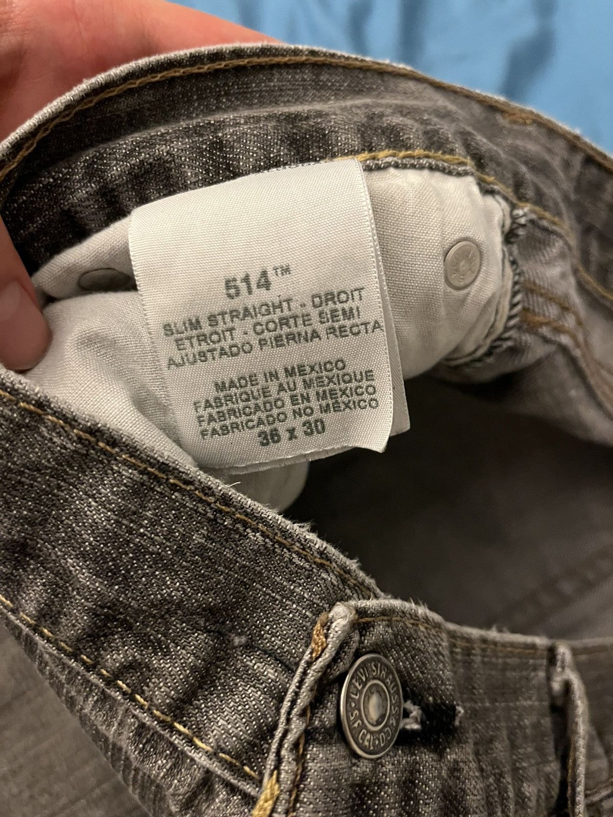Levi's Vintage faded naturally distressed Levi’s jeans Size US 36 / EU 52 - 5 Thumbnail