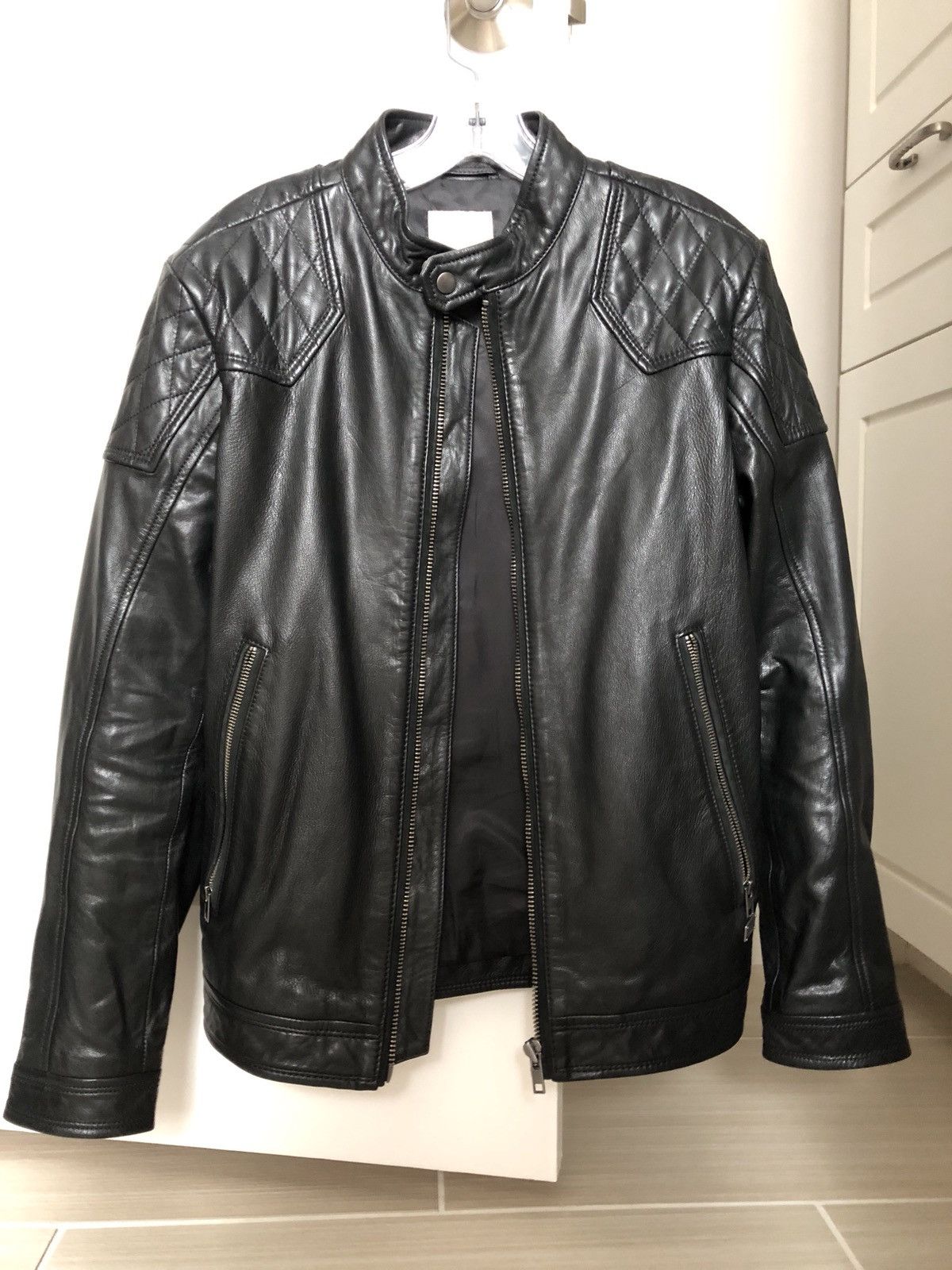 diesel l marton leather jacket