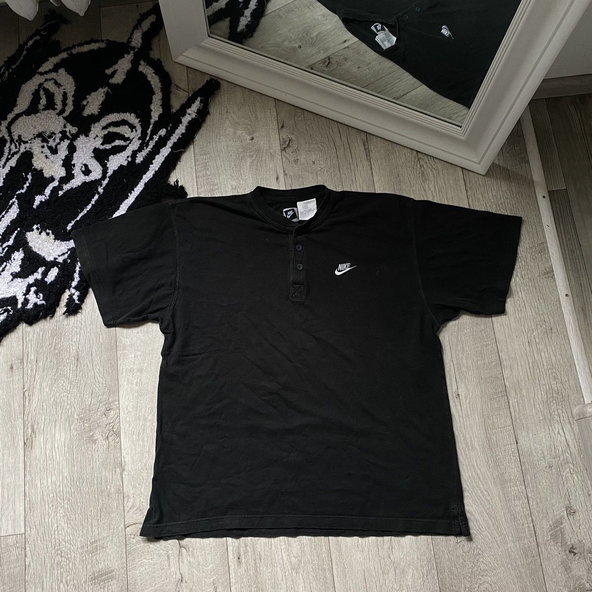 RETRO NIKE BLACK FADED BOXY TEE