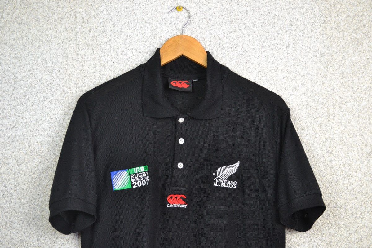 Canterbury of New Zealand × Vintage New Zealand All Blacks 2007 World Cup Shirt Rugby Canterbury Size US L / EU 52-54 / 3 - 3 Thumbnail
