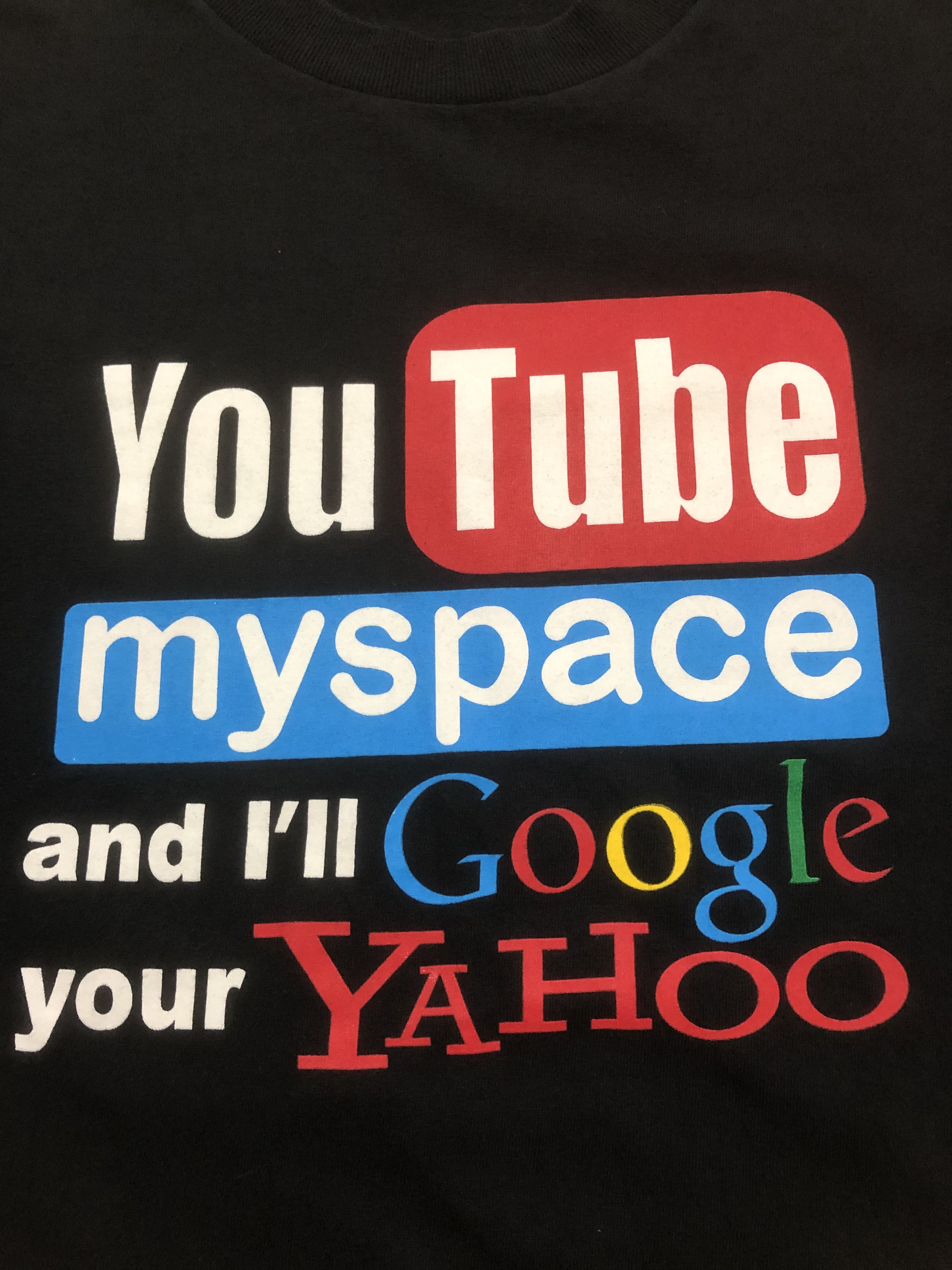 Arts & Science Vintage Rare YouTube Myspace Google Yahoo T-shirts Size US L / EU 52-54 / 3 - 2 Thumbnail