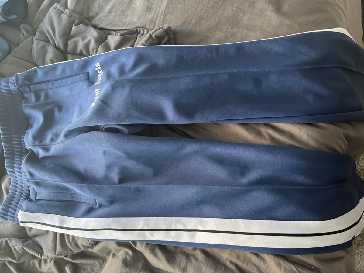 Pre-owned Palm Angels Mens  Trackpants In Blue