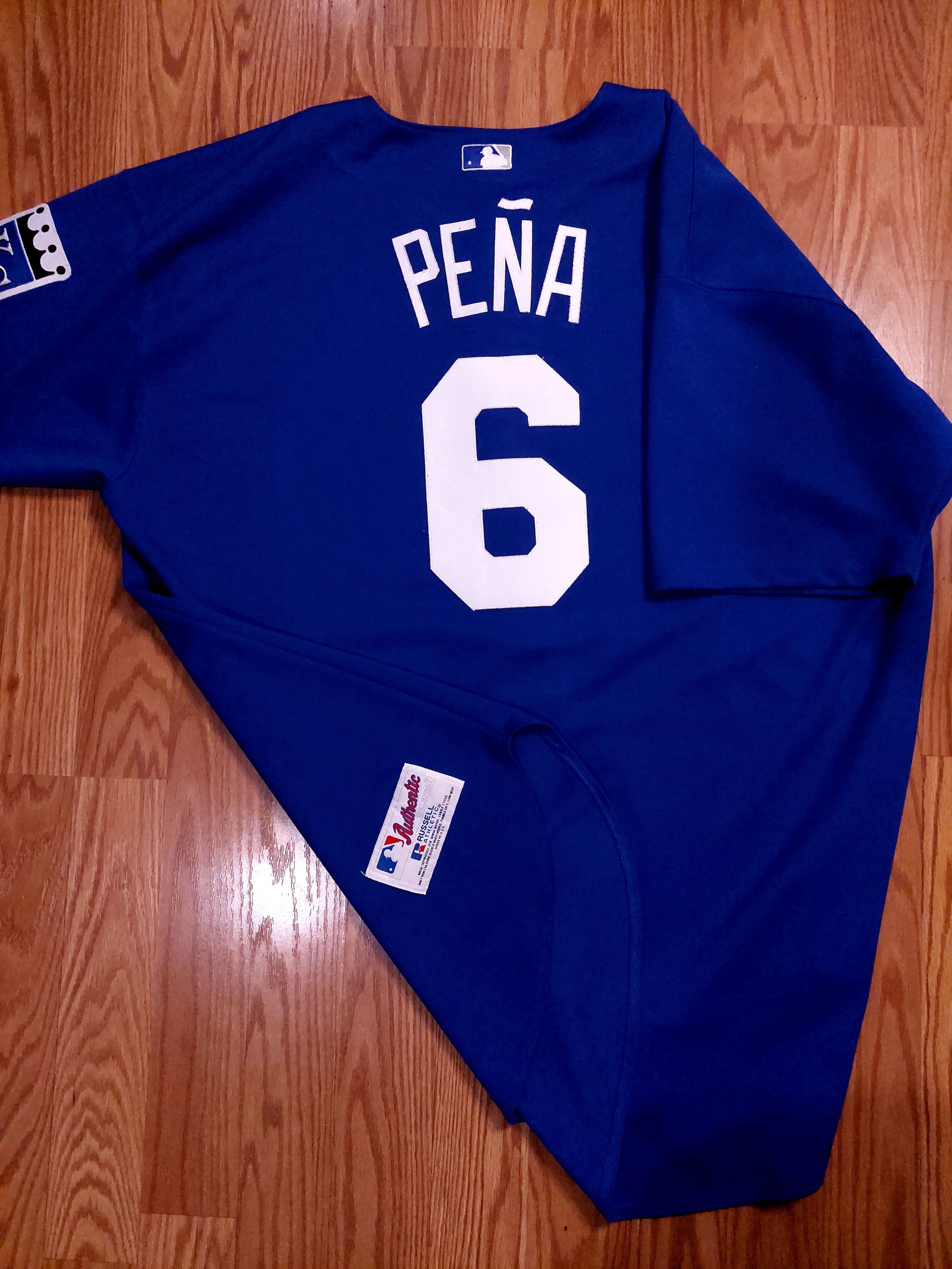 MLB × Russell Athletic Tony Pena Kansas City Royals Russell Athletic Auth. Jersey Size US XXL / EU 58 / 5 - 9 Thumbnail