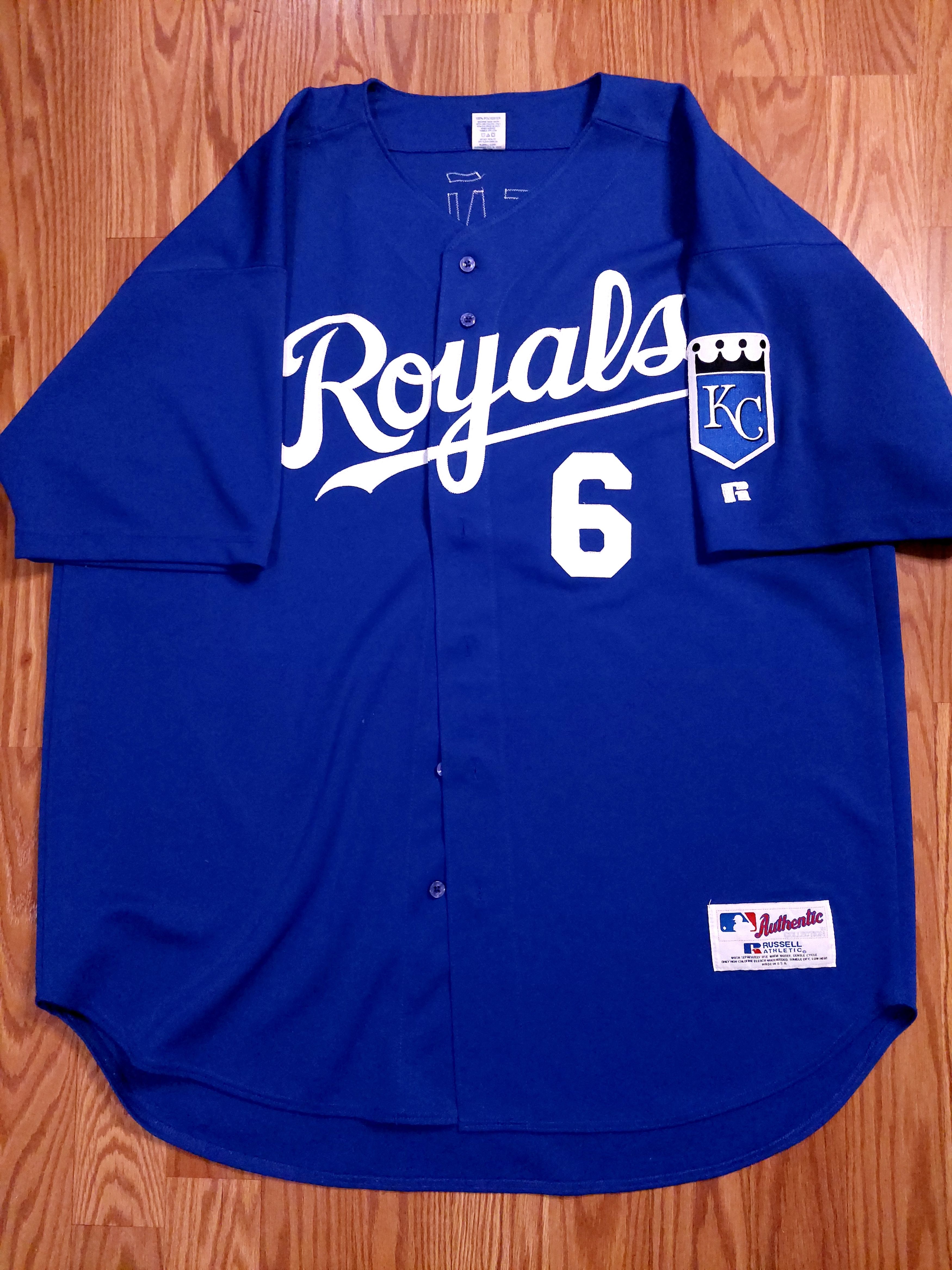 MLB × Russell Athletic Tony Pena Kansas City Royals Russell Athletic Auth. Jersey Size US XXL / EU 58 / 5 - 2 Thumbnail