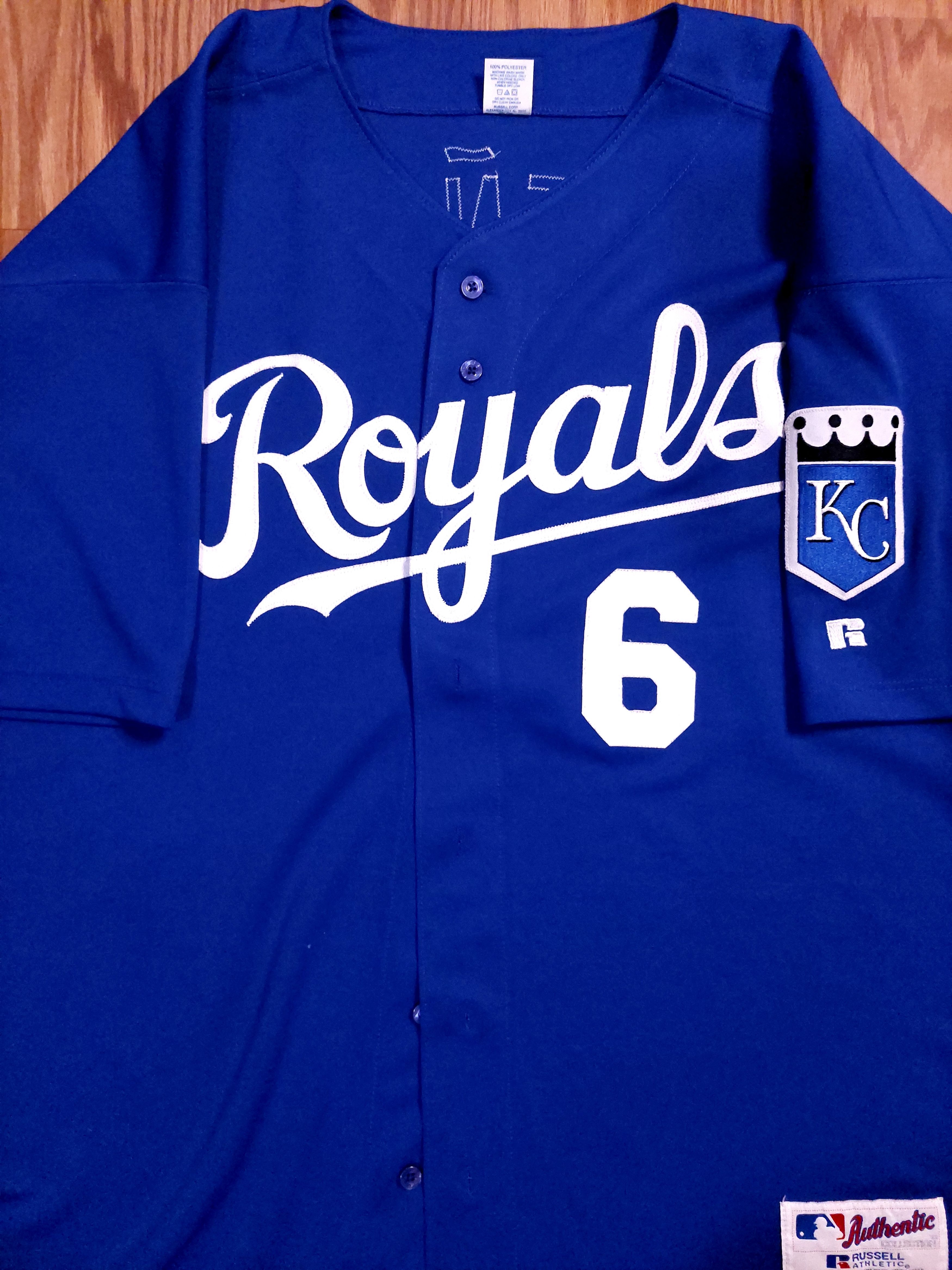 MLB × Russell Athletic Tony Pena Kansas City Royals Russell Athletic Auth. Jersey Size US XXL / EU 58 / 5 - 4 Thumbnail
