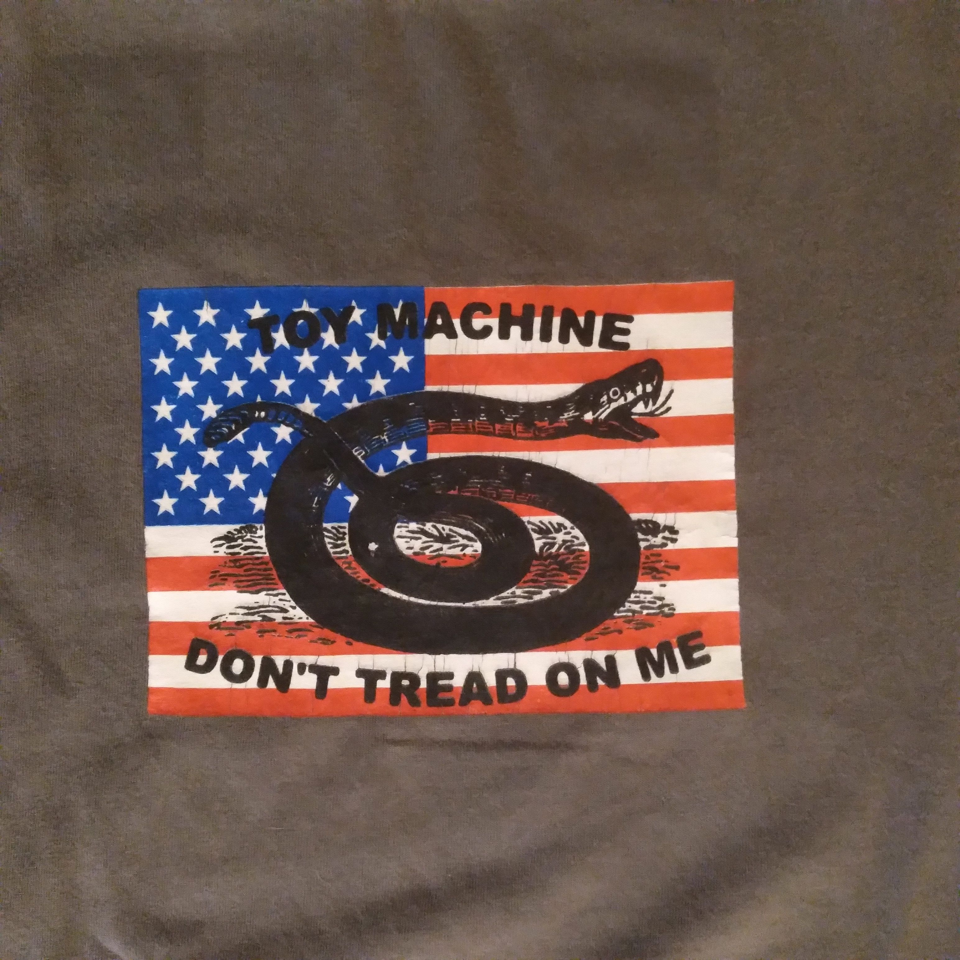 Toy Machine × Vintage Toy Machine Don't Tread On Me Tshirt Tum Yeto Size US L / EU 52-54 / 3 - 1 Thumbnail