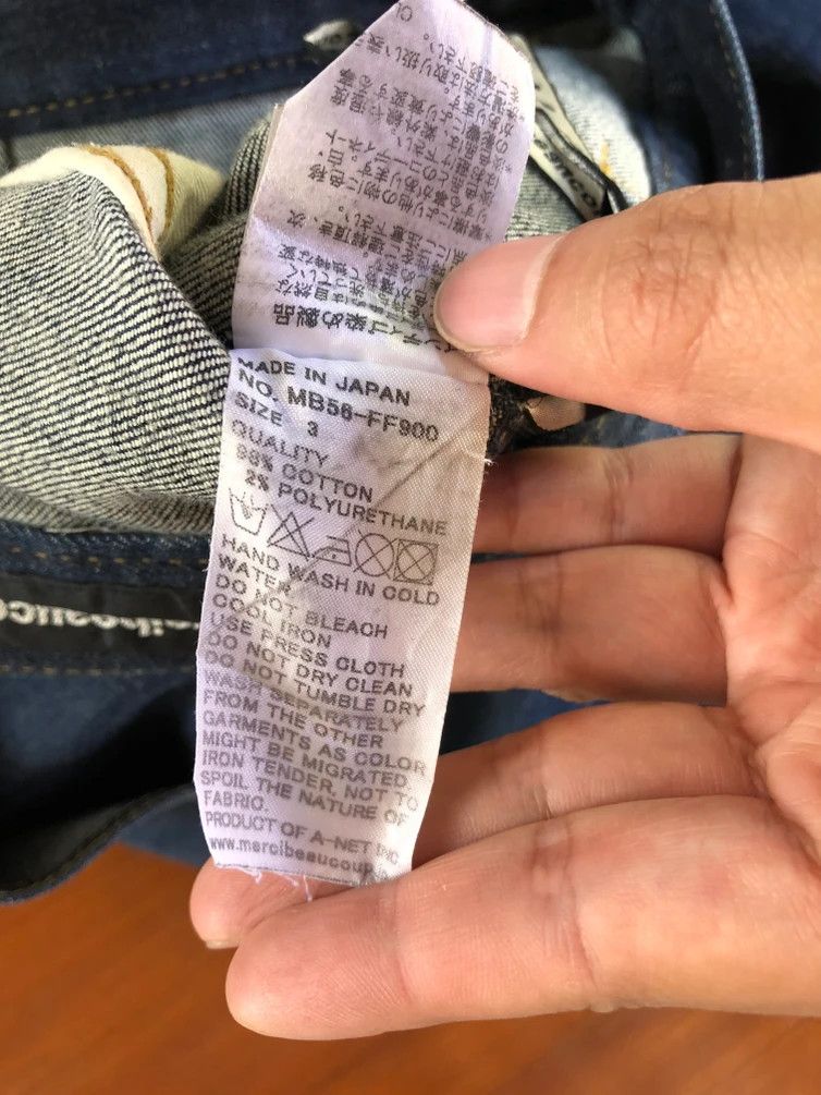mercibeaucoup RARE🔥ISSEY MIYAKE’S MERCIBEAUCOUP CARGO POCKET STYLE JEANS Size US 32 / EU 48 - 7 Thumbnail
